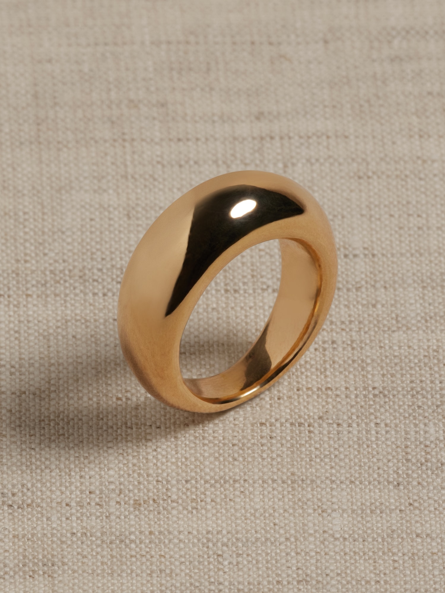 Ravena Slim Dome Ring | Aureus + Argent