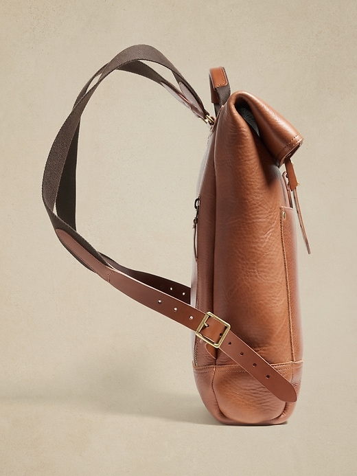 banana republic mens leather backpack Kelham Leather Backpack