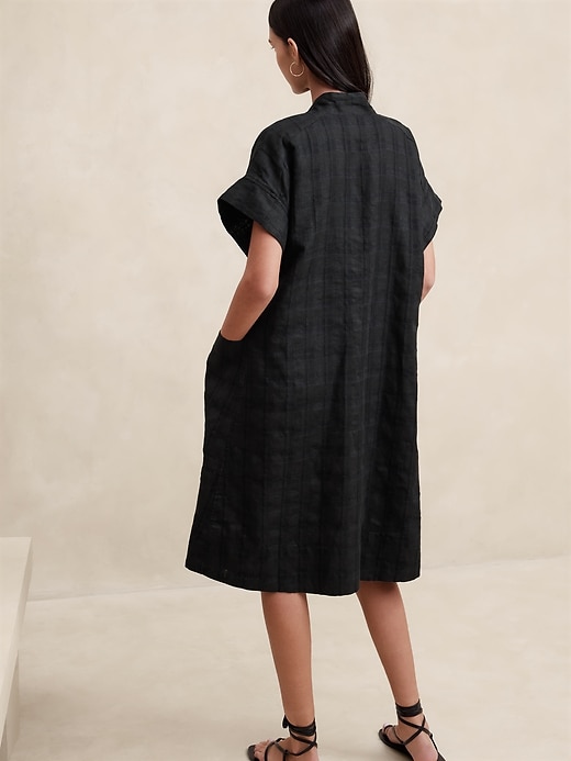 Laurel Linen-Cotton Utility Dress | Banana Republic