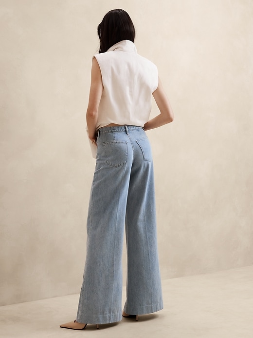 Trouser Jeans The Wide-Leg Trouser Jean Banana Republic