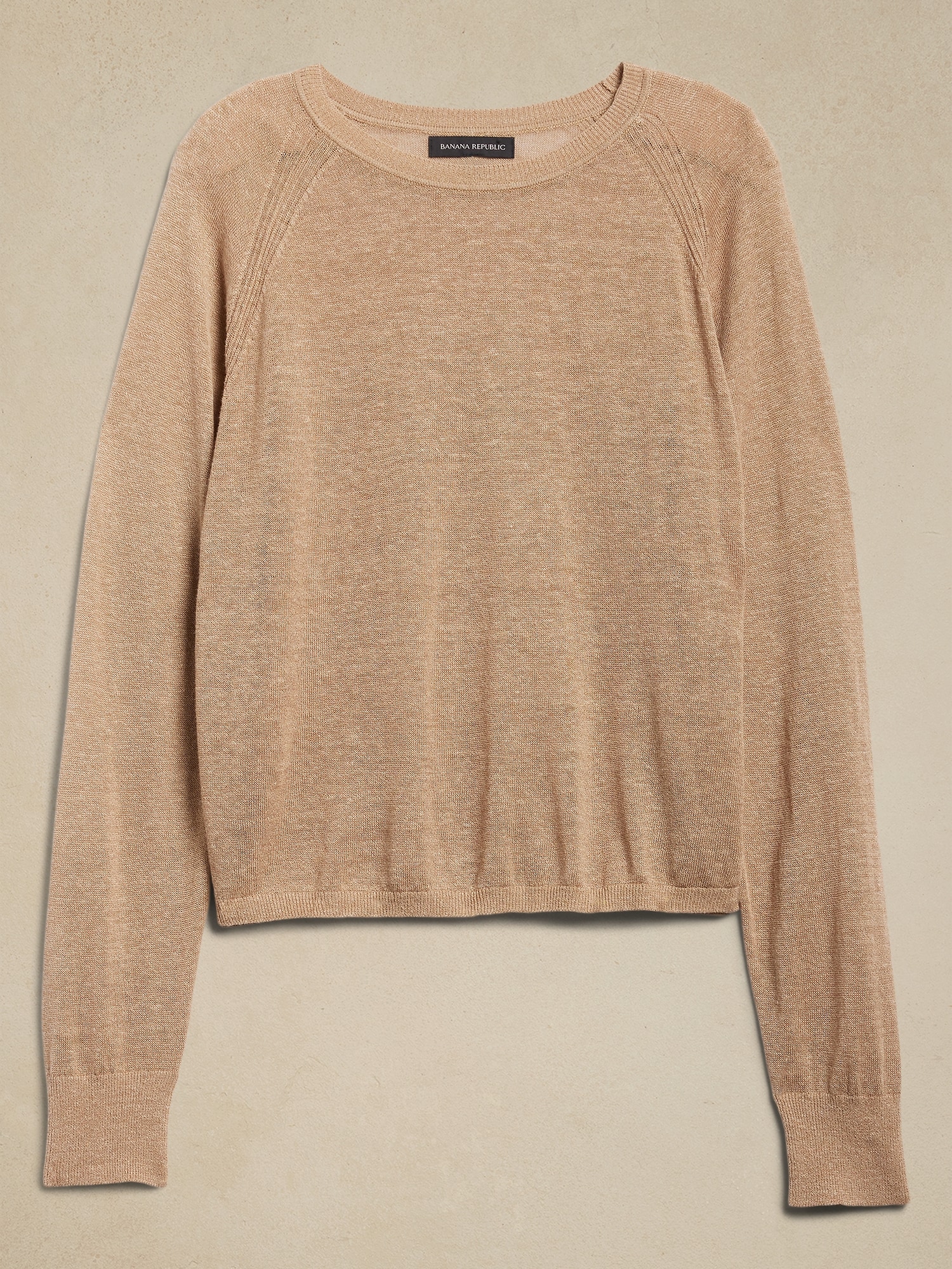 Fern Linen-Blend Raglan Sweater