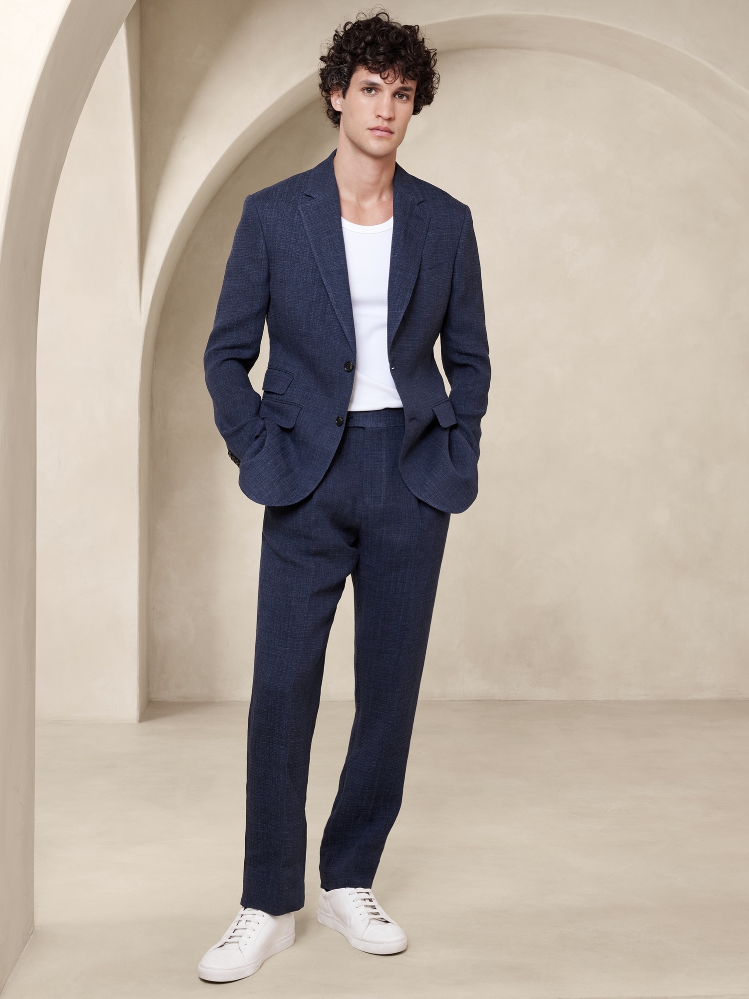 Malpaso Italian Linen Suit Jacket
