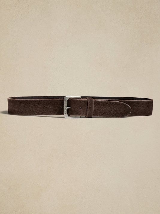 Marin Nubuck Leather Belt