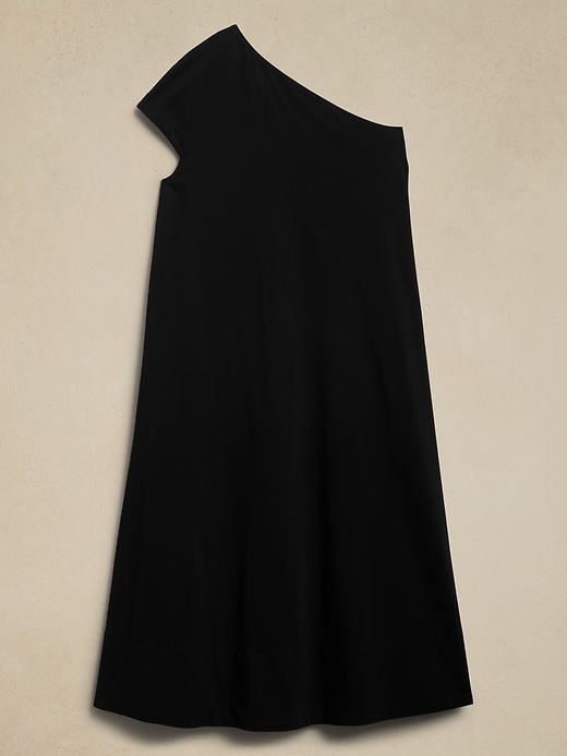 open lace back dress Taffeta One Shoulder Ruffle Bubble Mini Dress