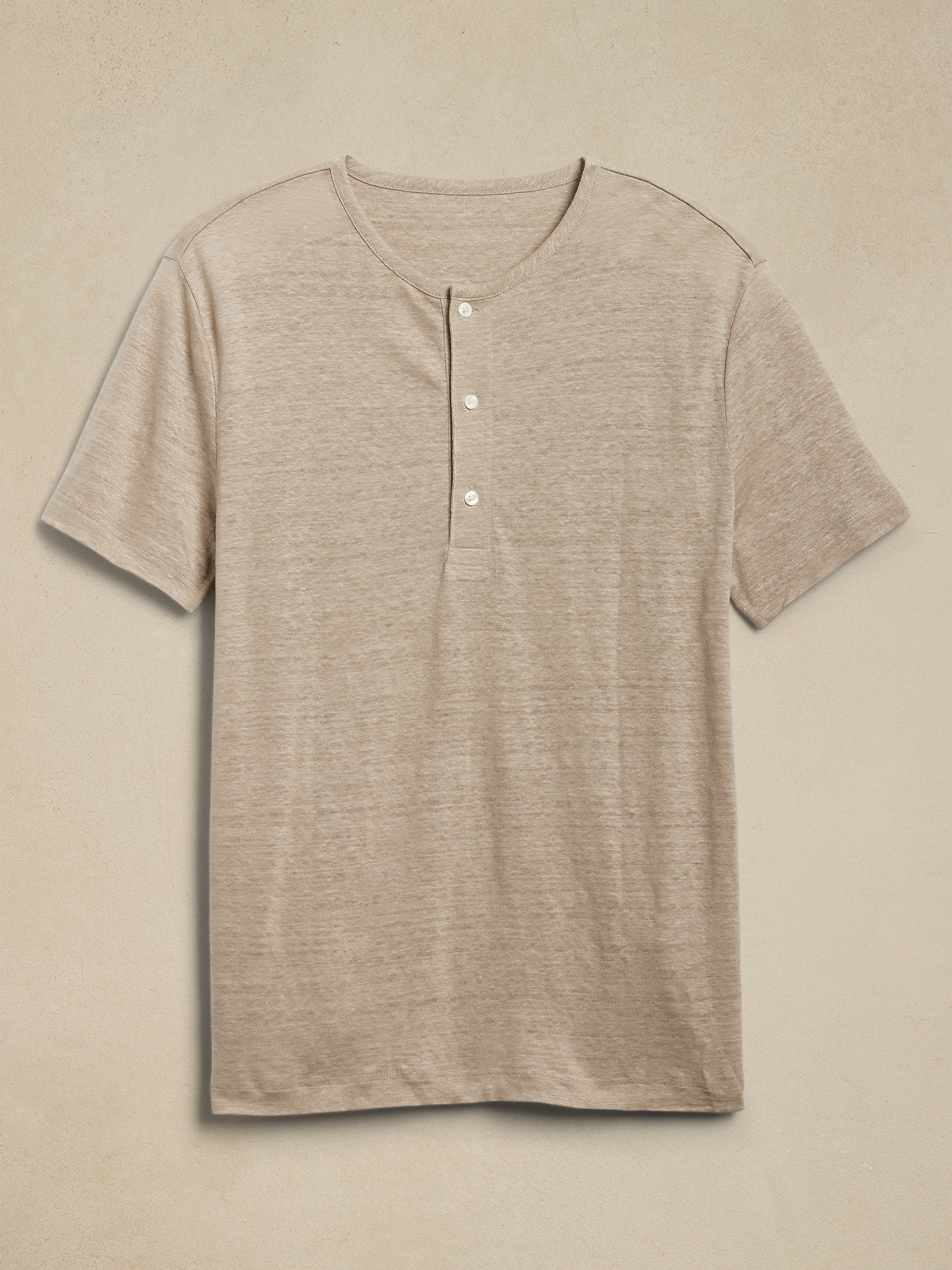 Linen Henley T-Shirt