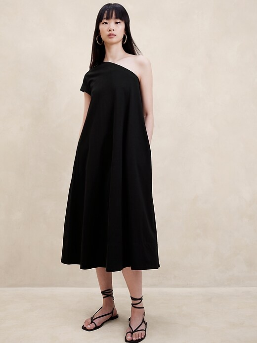 Odile One-Shoulder Knit Dress | Banana Republic Odile One-Shoulder Knit Dress | Banana Republic