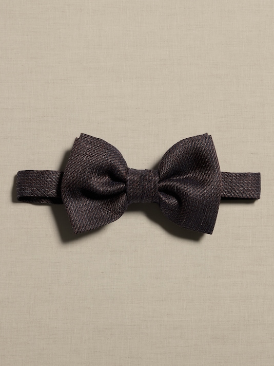 Italian Linen-Silk Bow Tie
