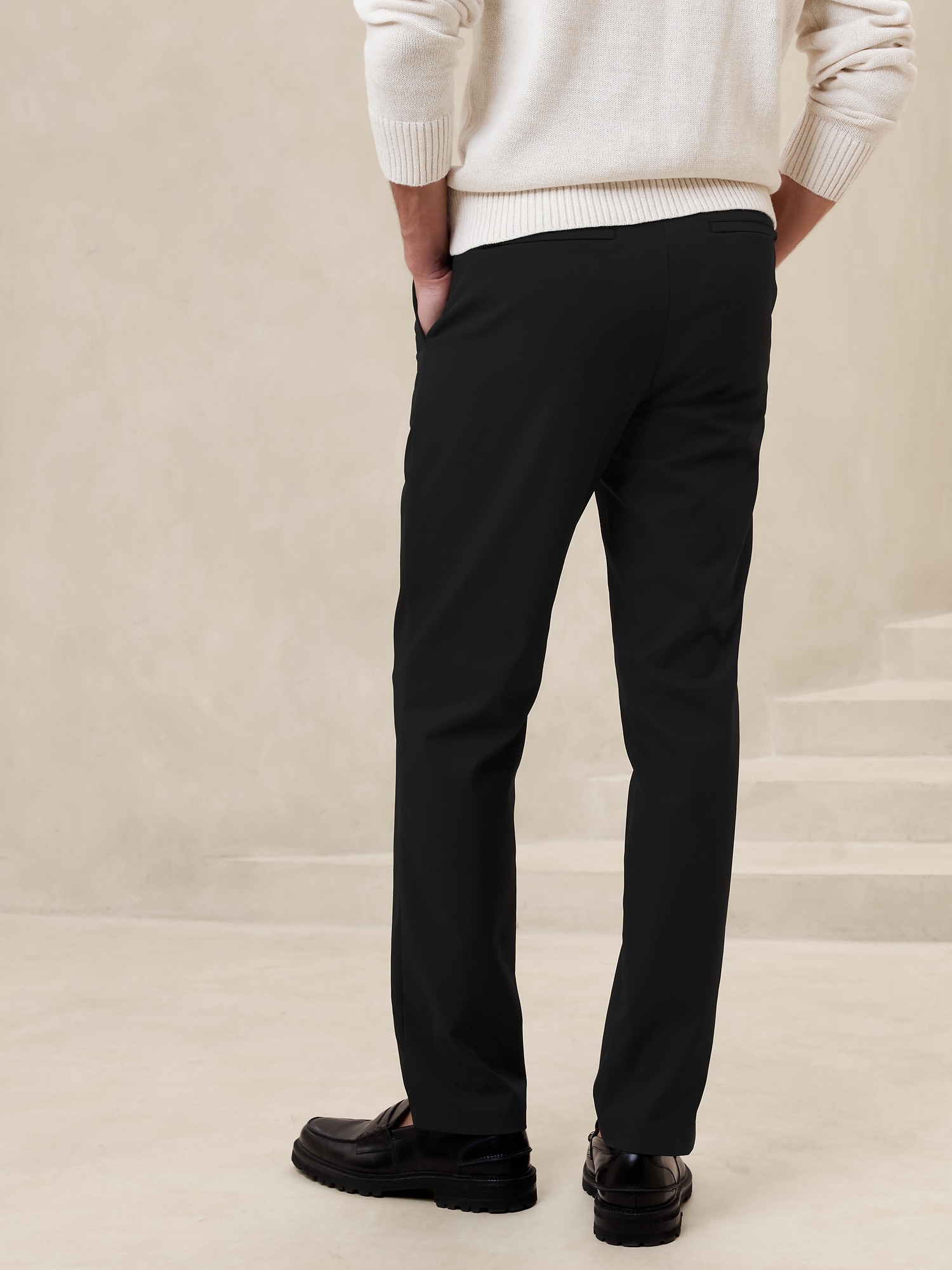 BANANA REPUBLIC Mens Black 5 Pocket Pants Slim Fit Size 40 W 30 L