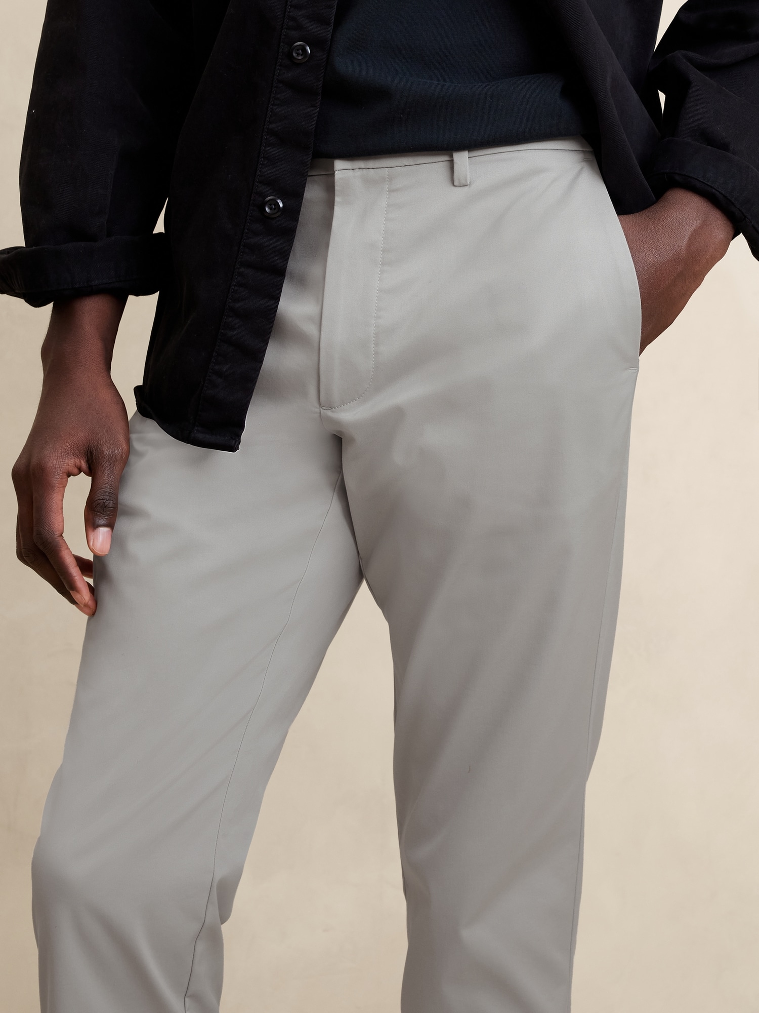 Pantalon Température corporelle, coupe étroite