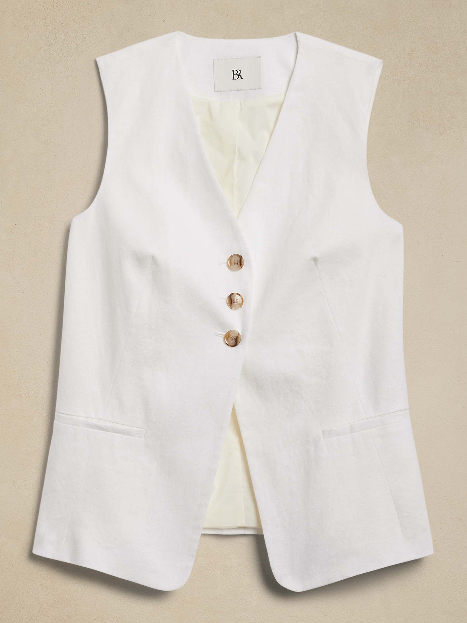 Lina Linen Vest