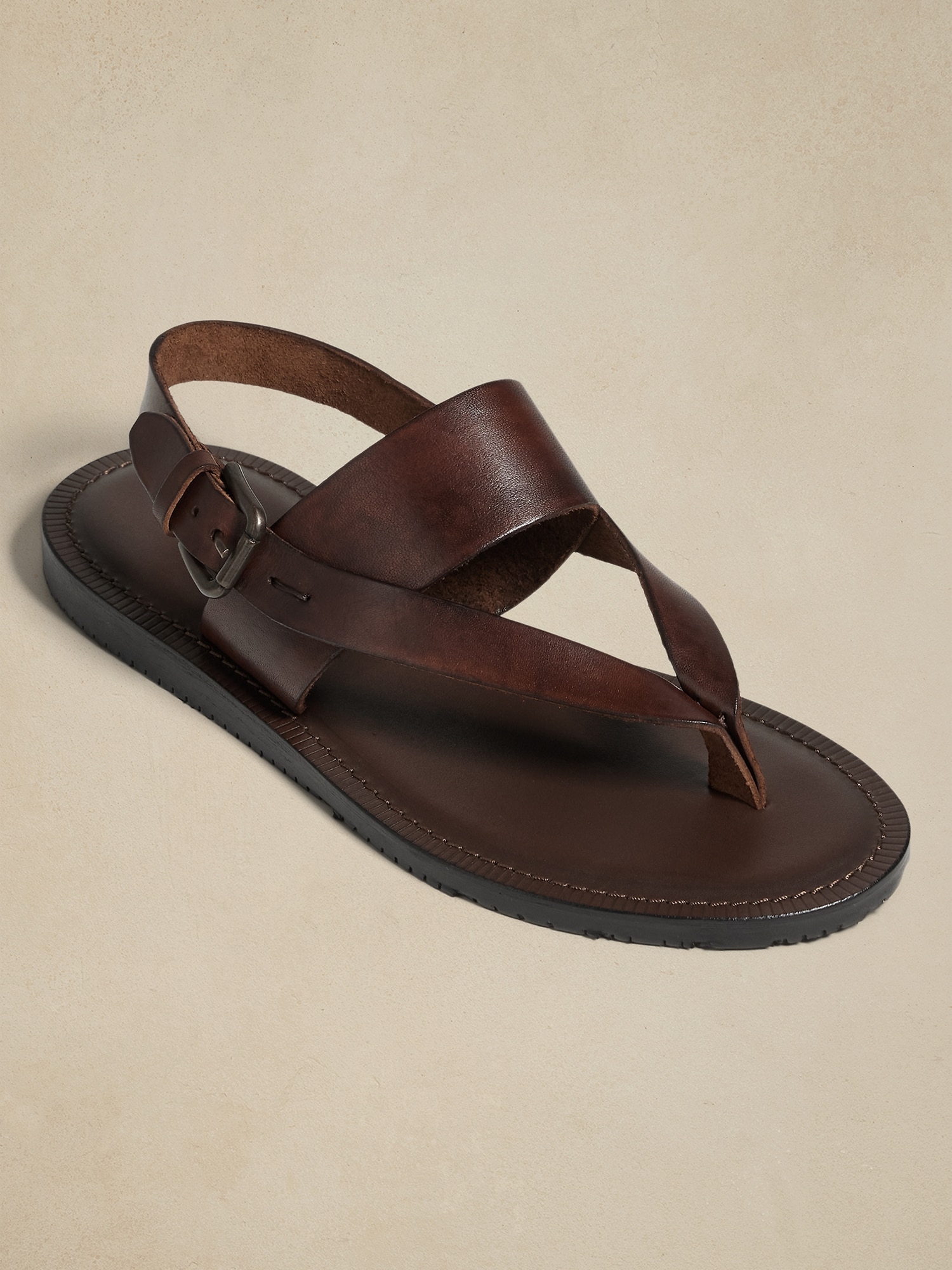 Italian Leather Tuscan Sandal | Crosby Square