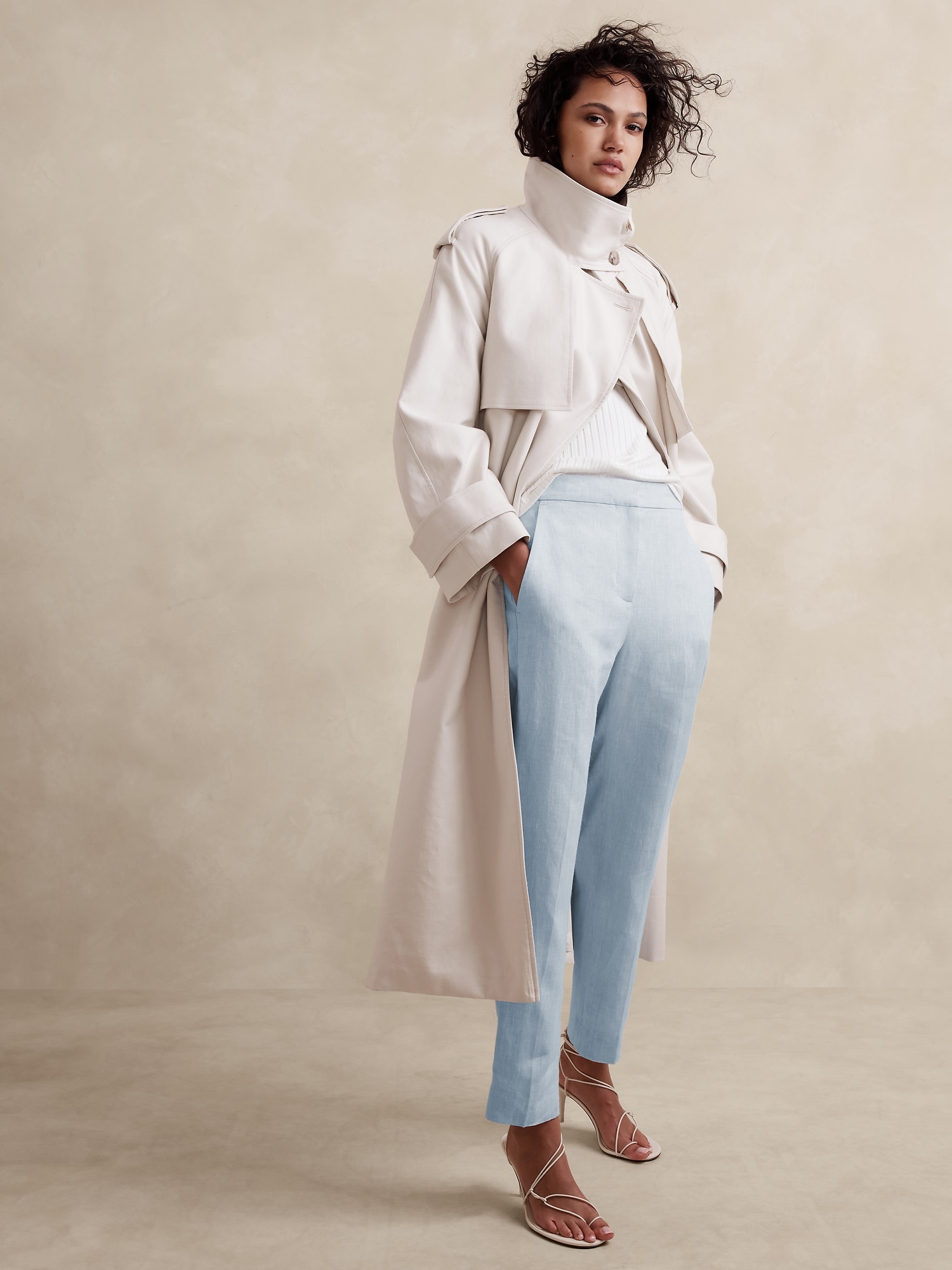 Lina Slim Linen Pant