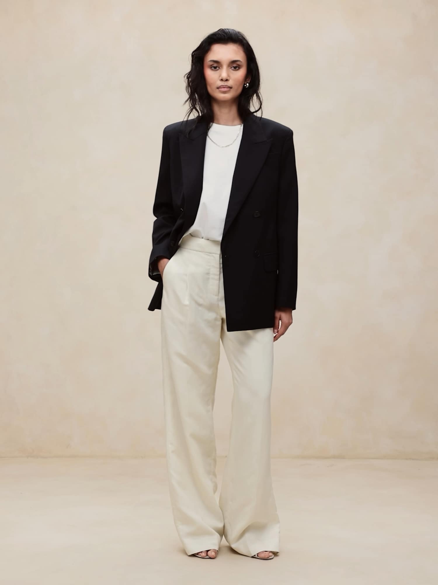Image number 2 showing, TENCEL™-Linen Wide-Leg Pant