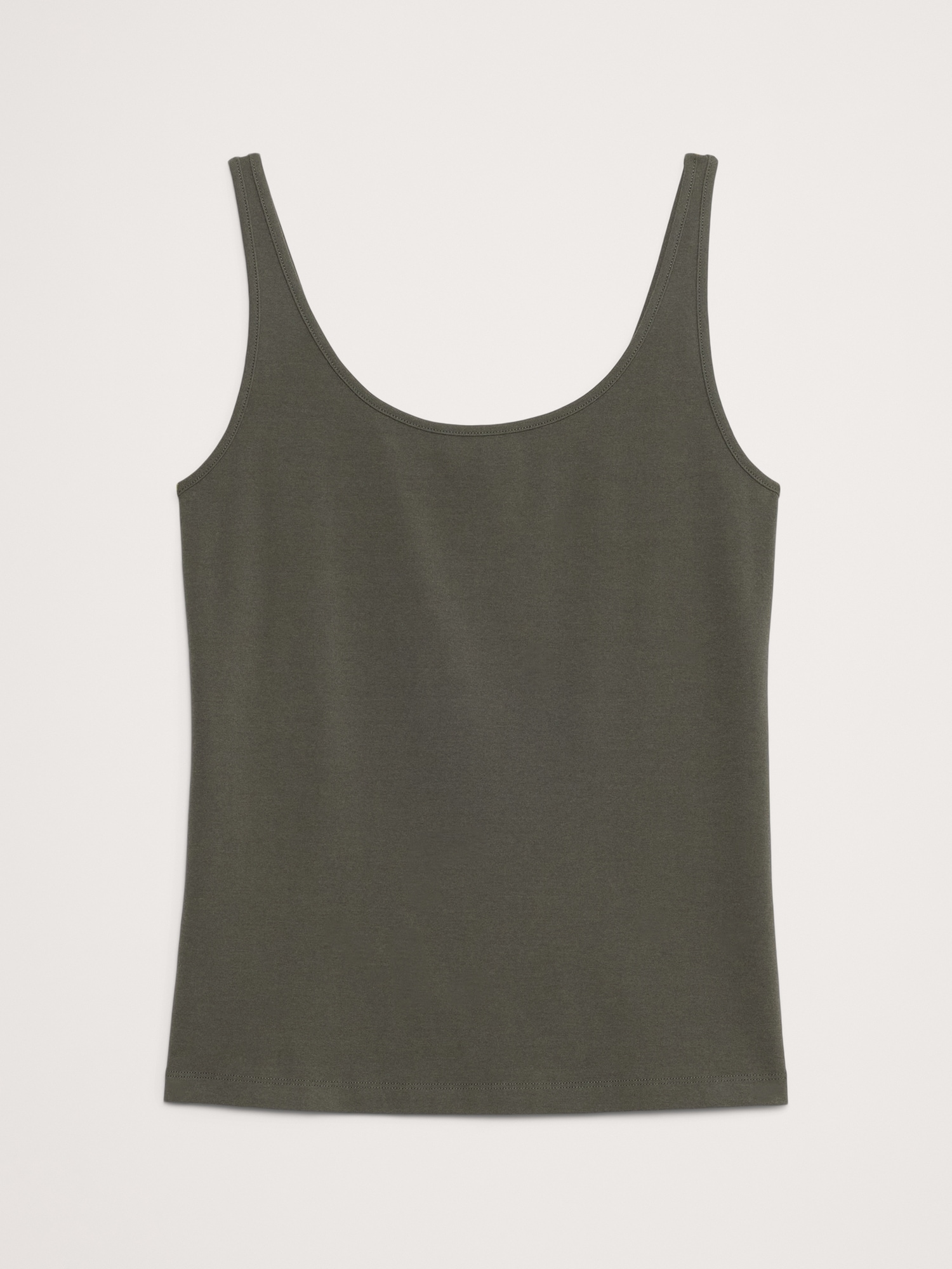 Refined Scoop-Neck Tank