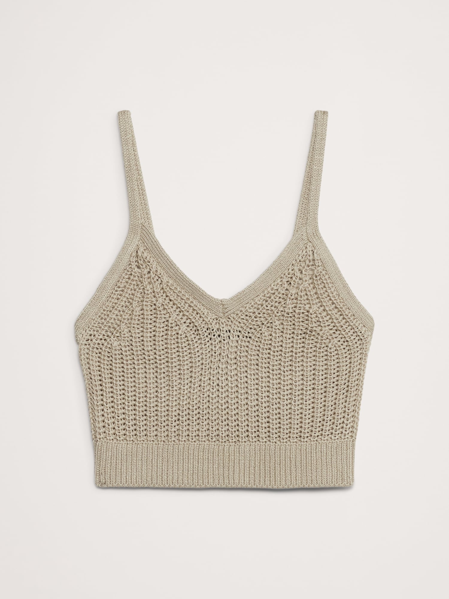 Camisole courte en coton