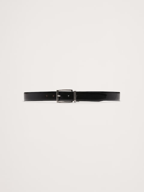 CEINTURE HABILLÉE EN CUIR RÉVERSIBLE