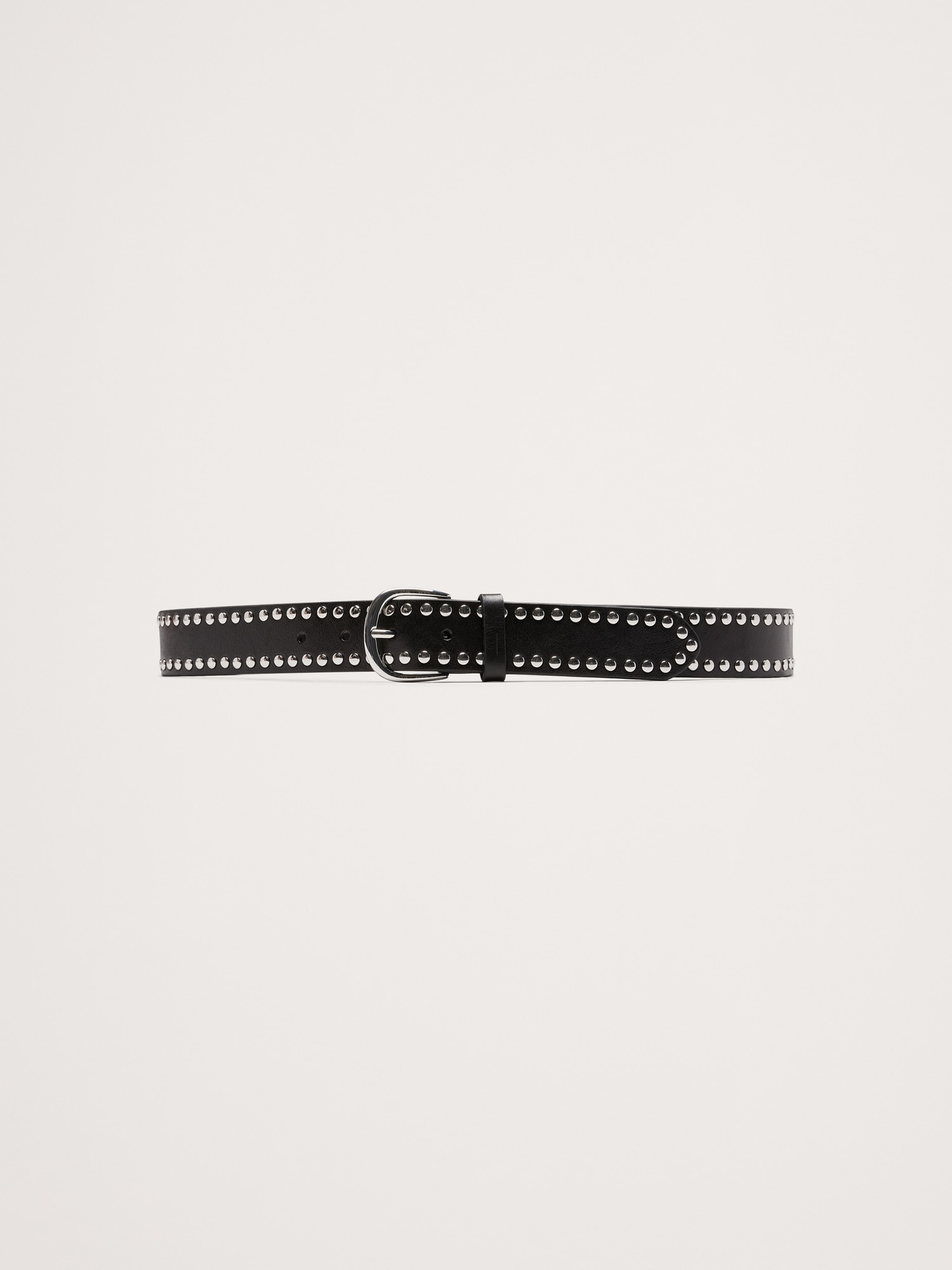 Studded Leather Belt