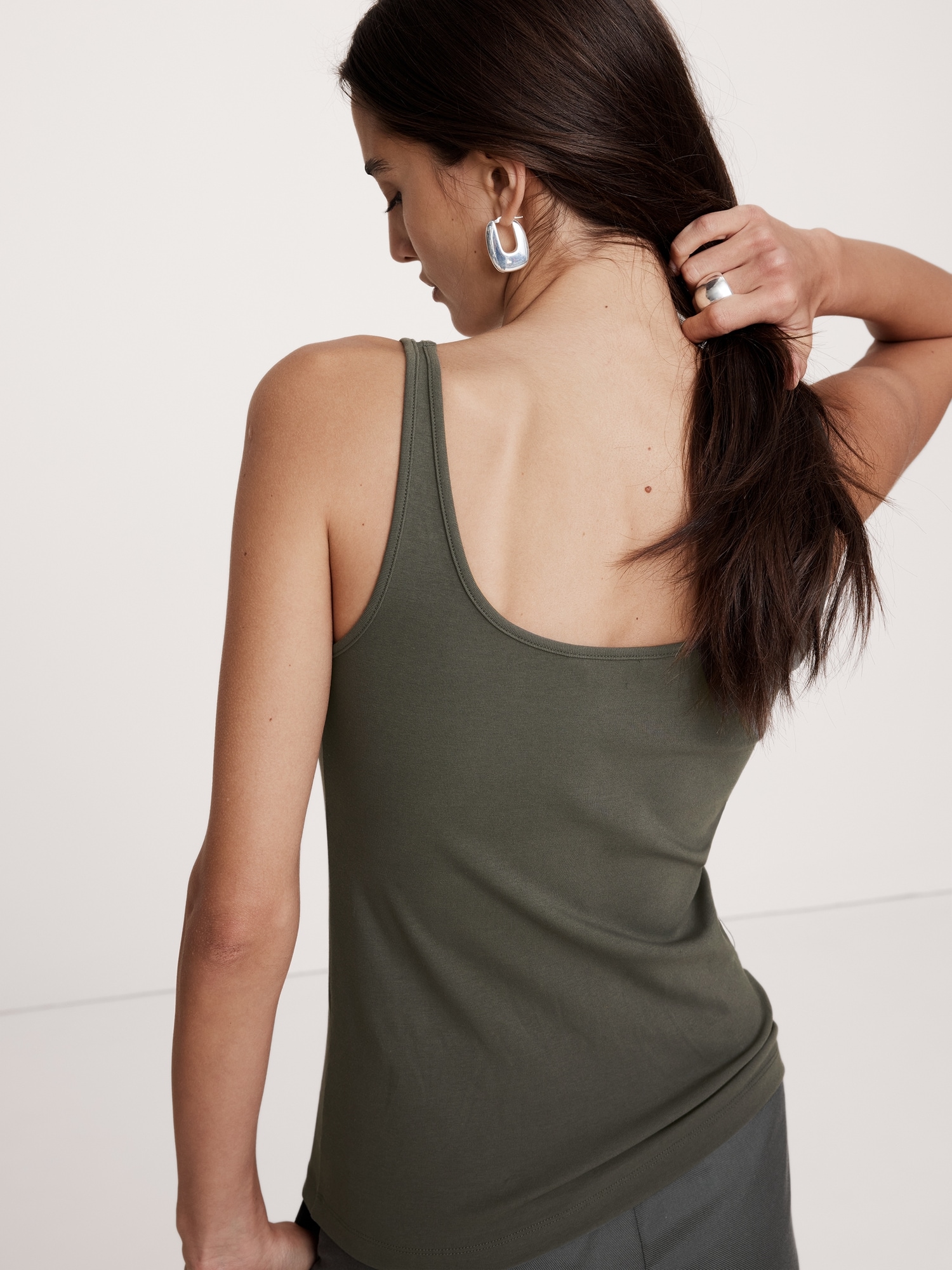 Refined Scoop-Neck Tank