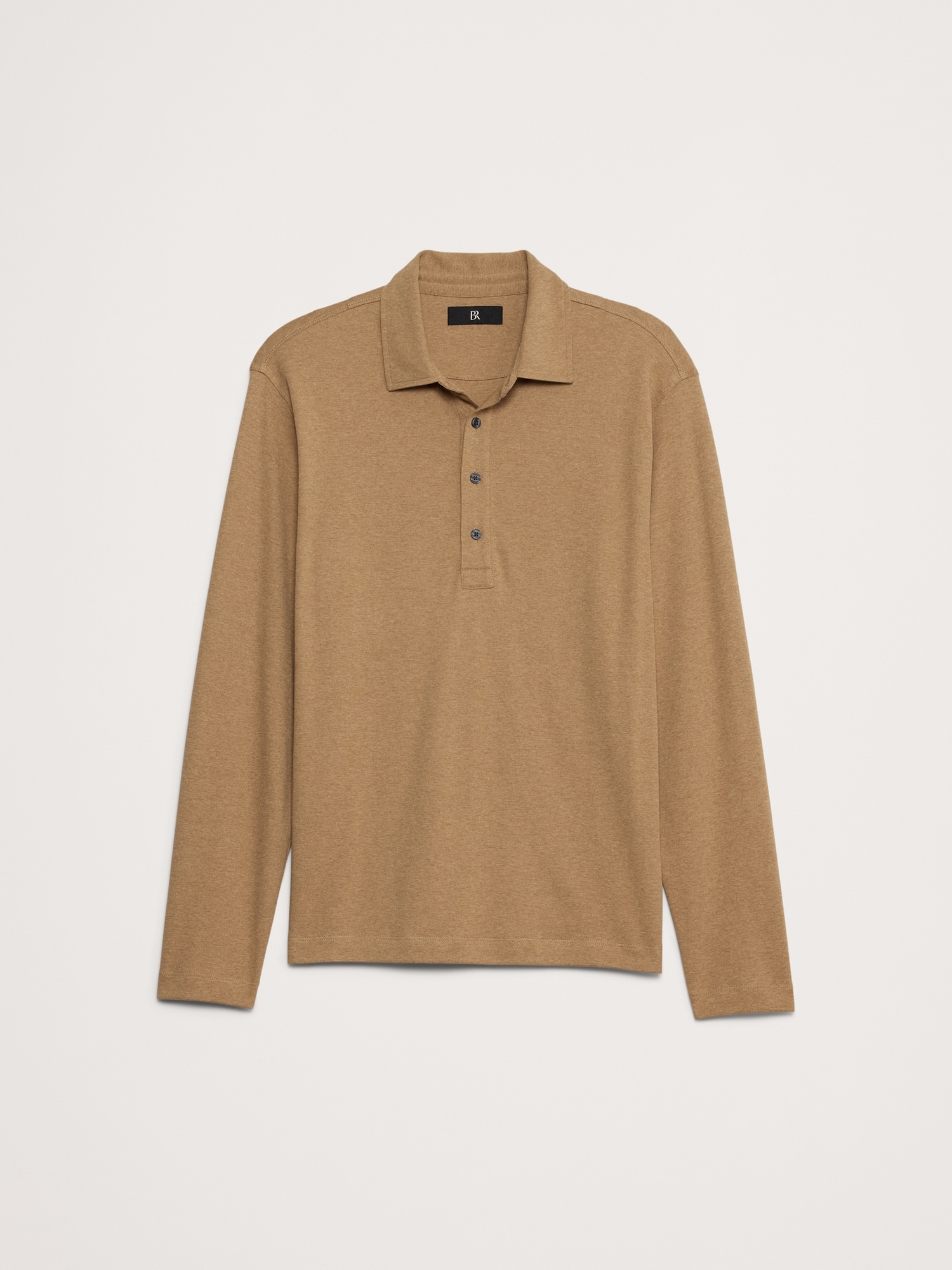 Luxury Touch Long Sleeve Polo Banana Republic