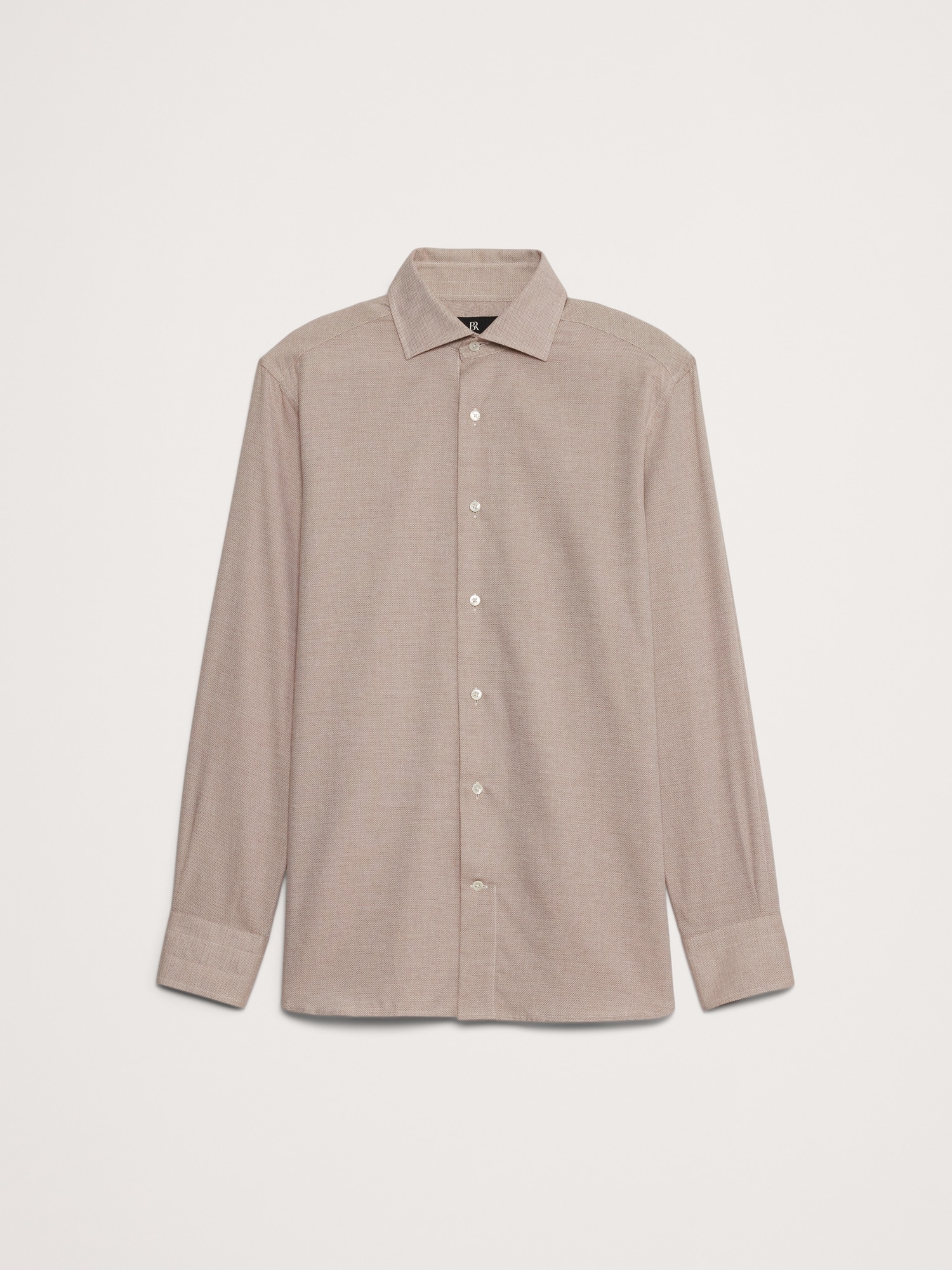 Slim Cotton-Cashmere Dress Shirt