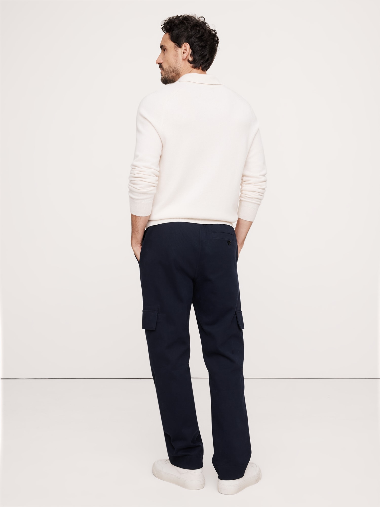 Herringbone Ponte Cargo Jogger