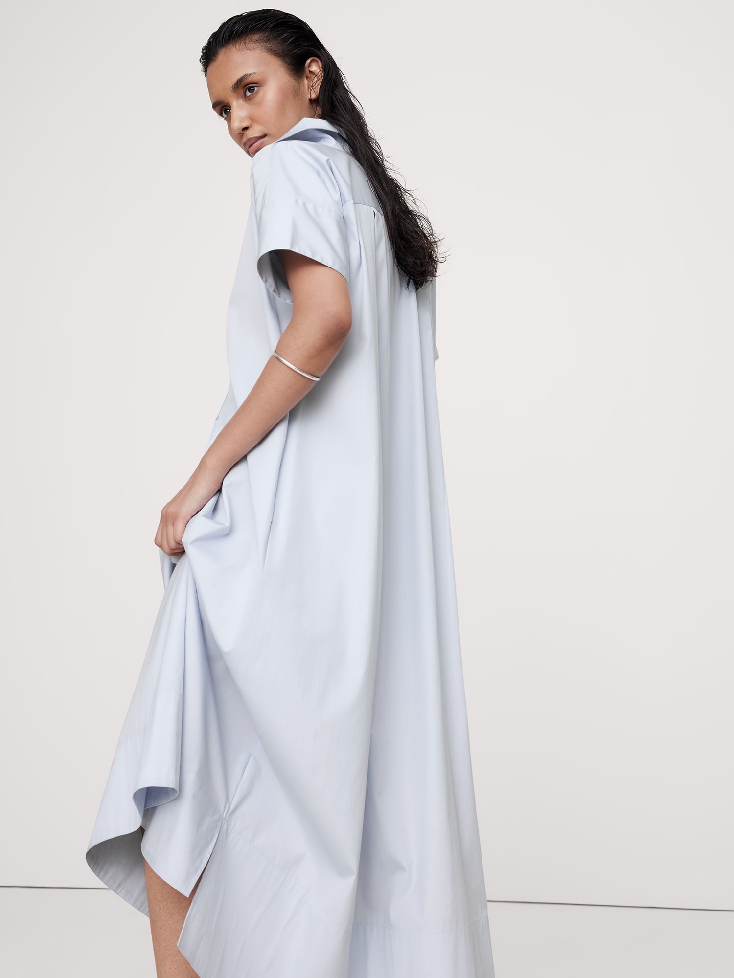 Cruz Poplin Maxi Dress