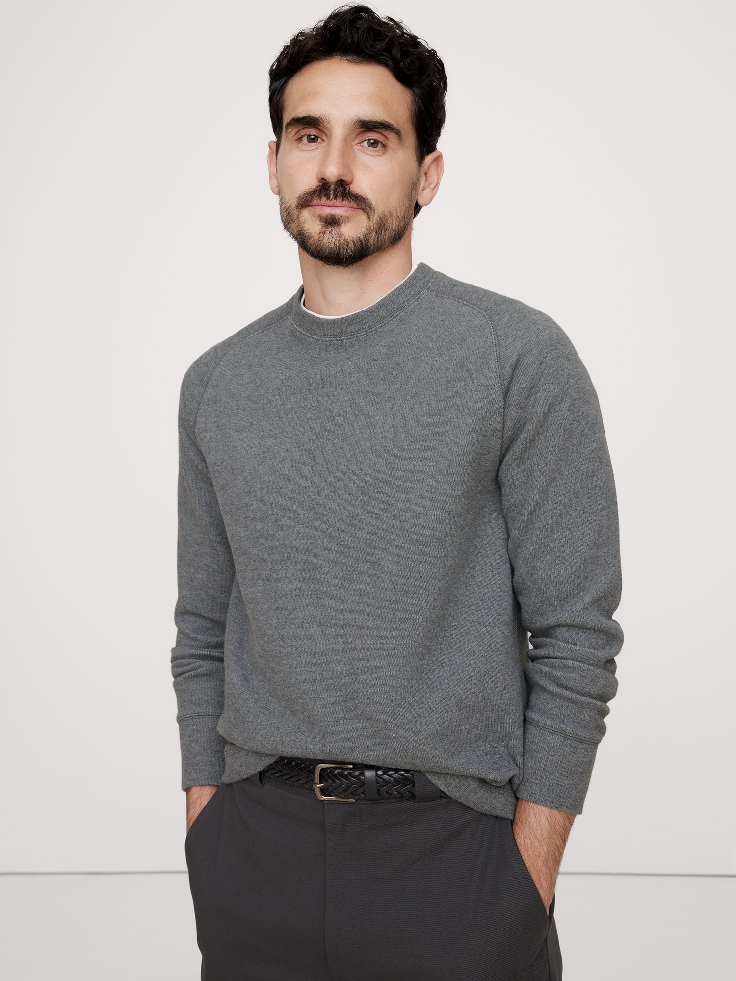 Double Knit Sweatshirt Banana Republic