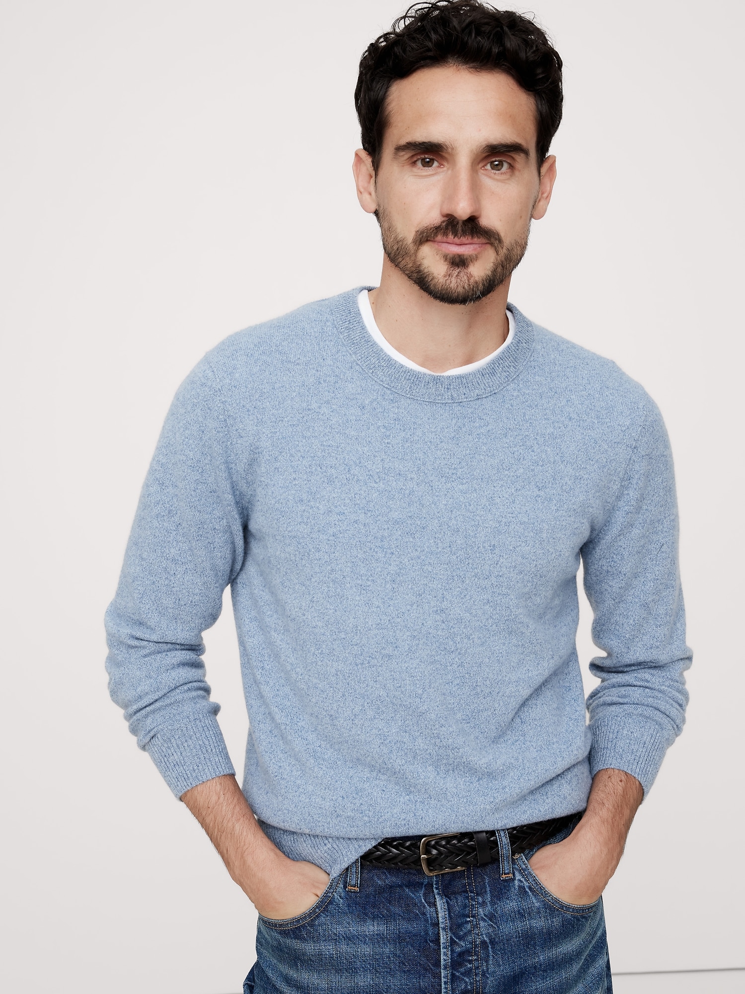 Alta Cashmere Crew-Neck Sweater