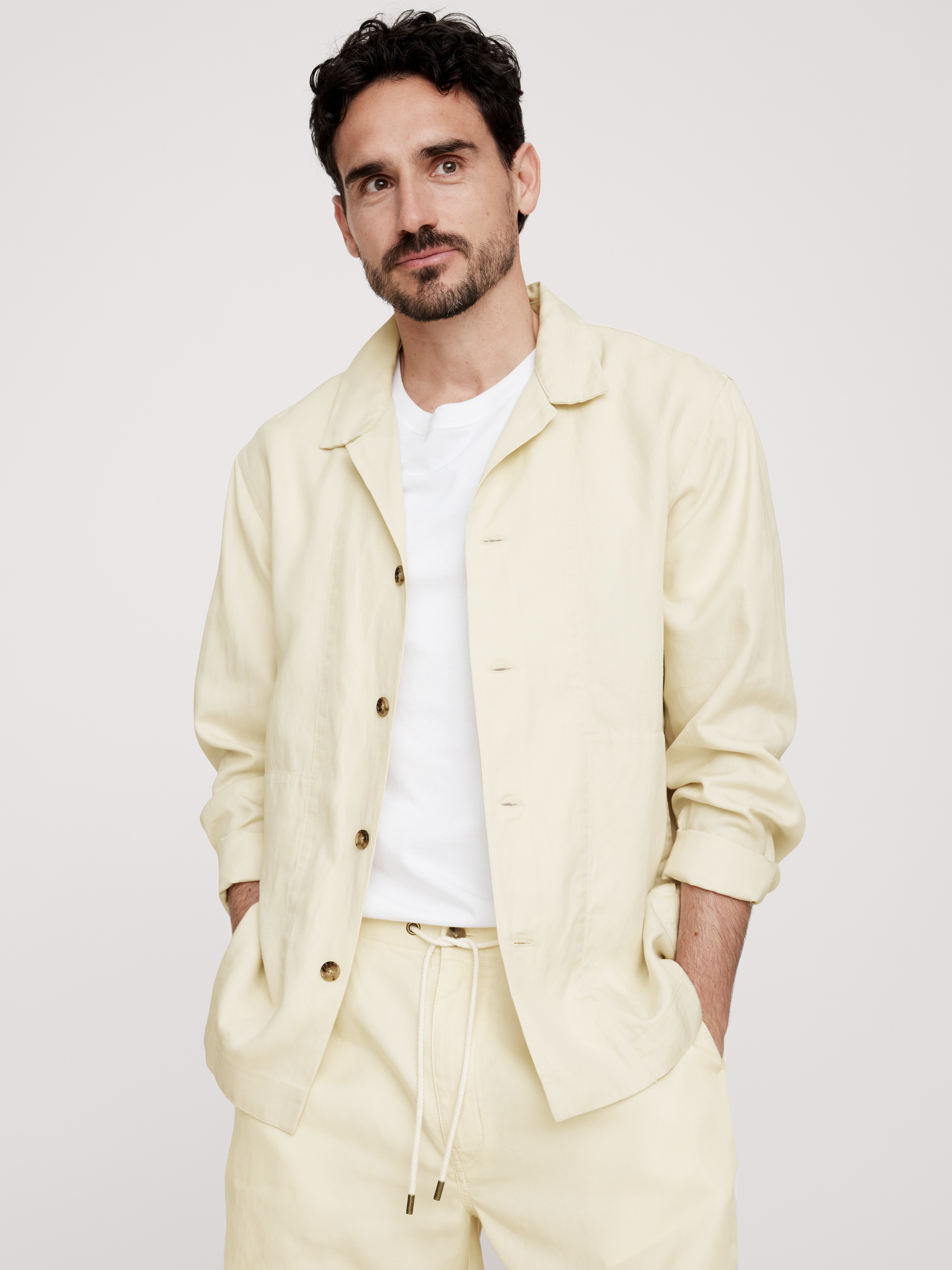 ウェア BANANA REPUBLIC Ma Tencel™-Linen Garage Jacket | Banana Republic