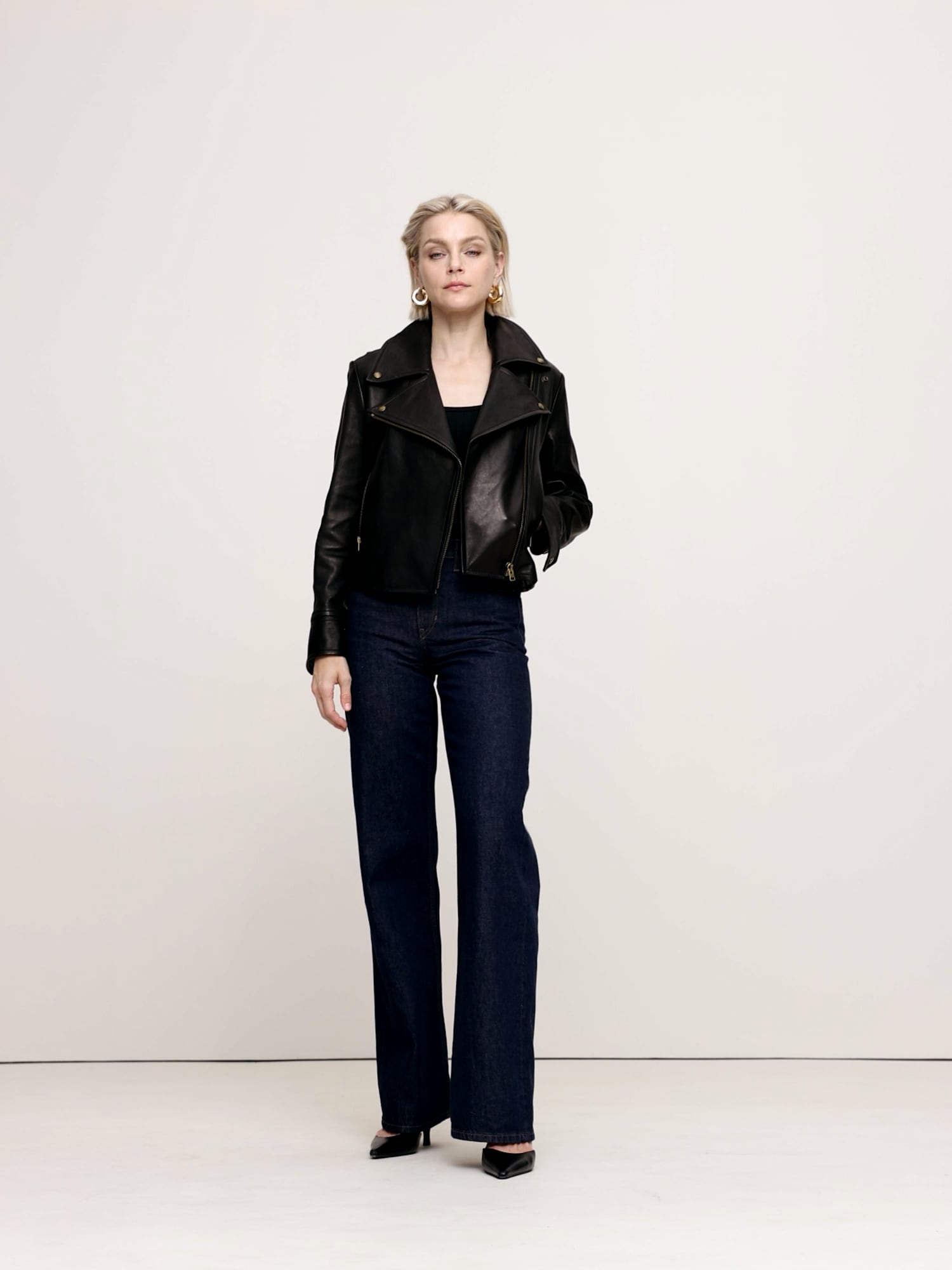 Image number 2 showing, Enola Leather Moto Jacket