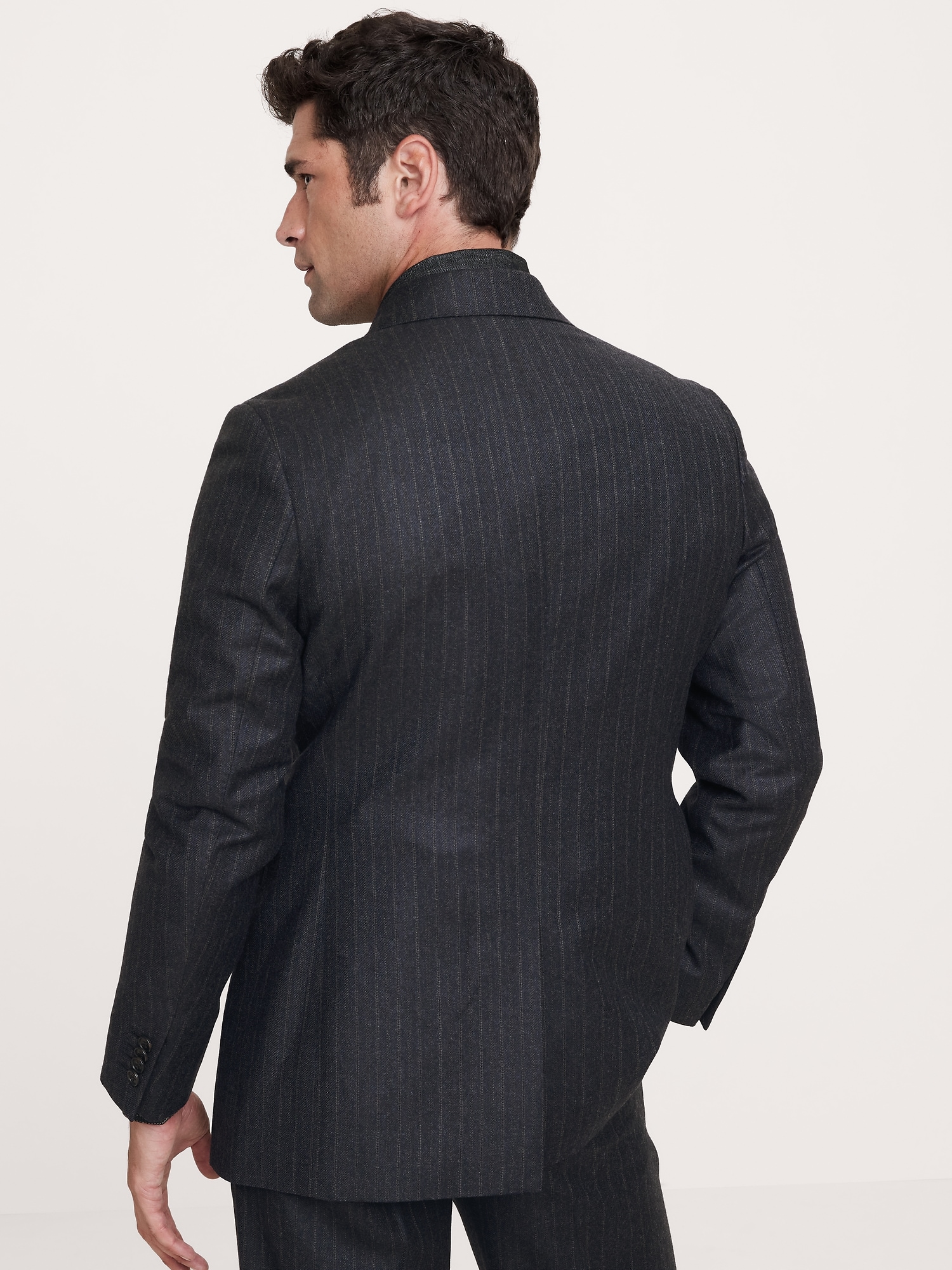 Signature Italian Wool Flannel Suit Jacket