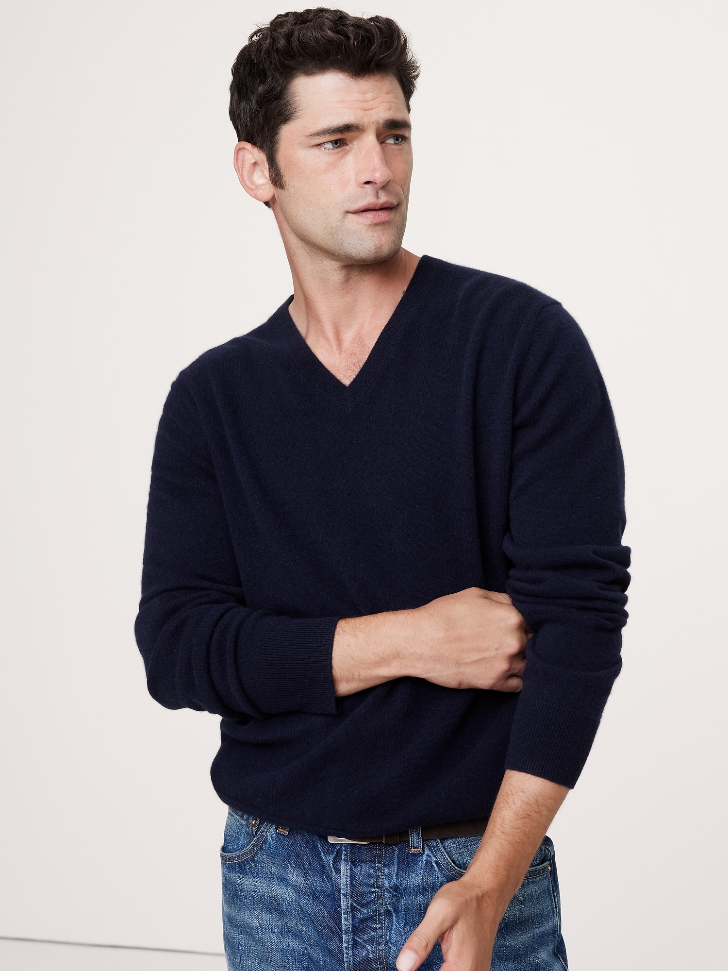 Cashmere V-Neck Sweater