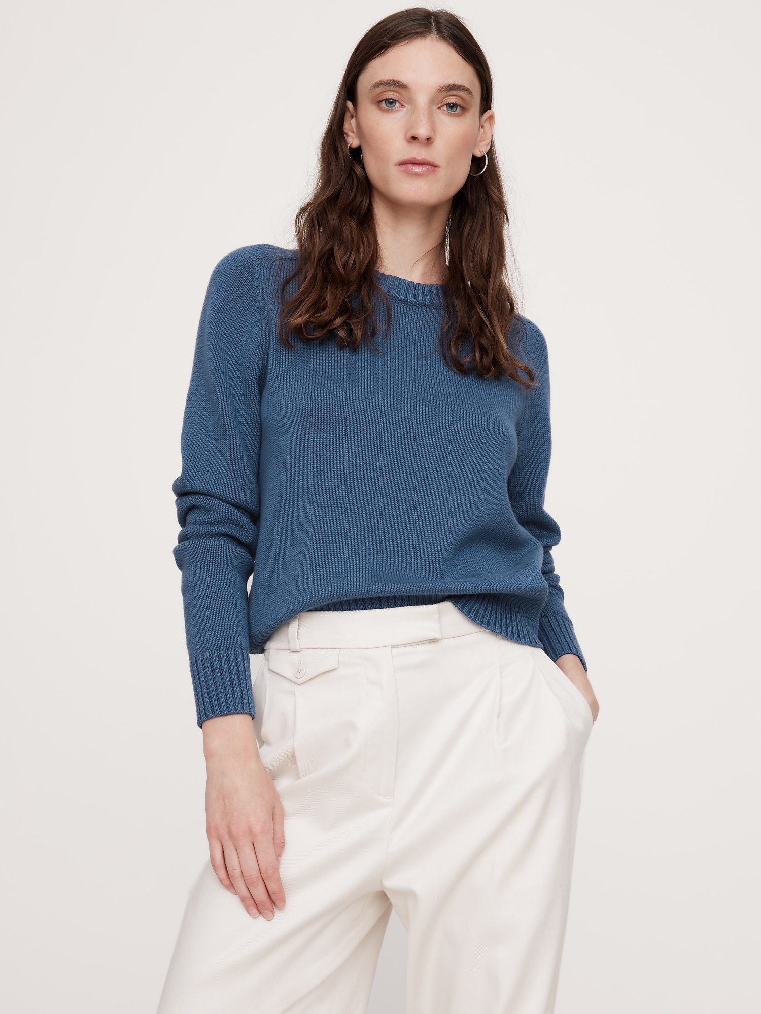 Demi Cotton-Silk Sweater