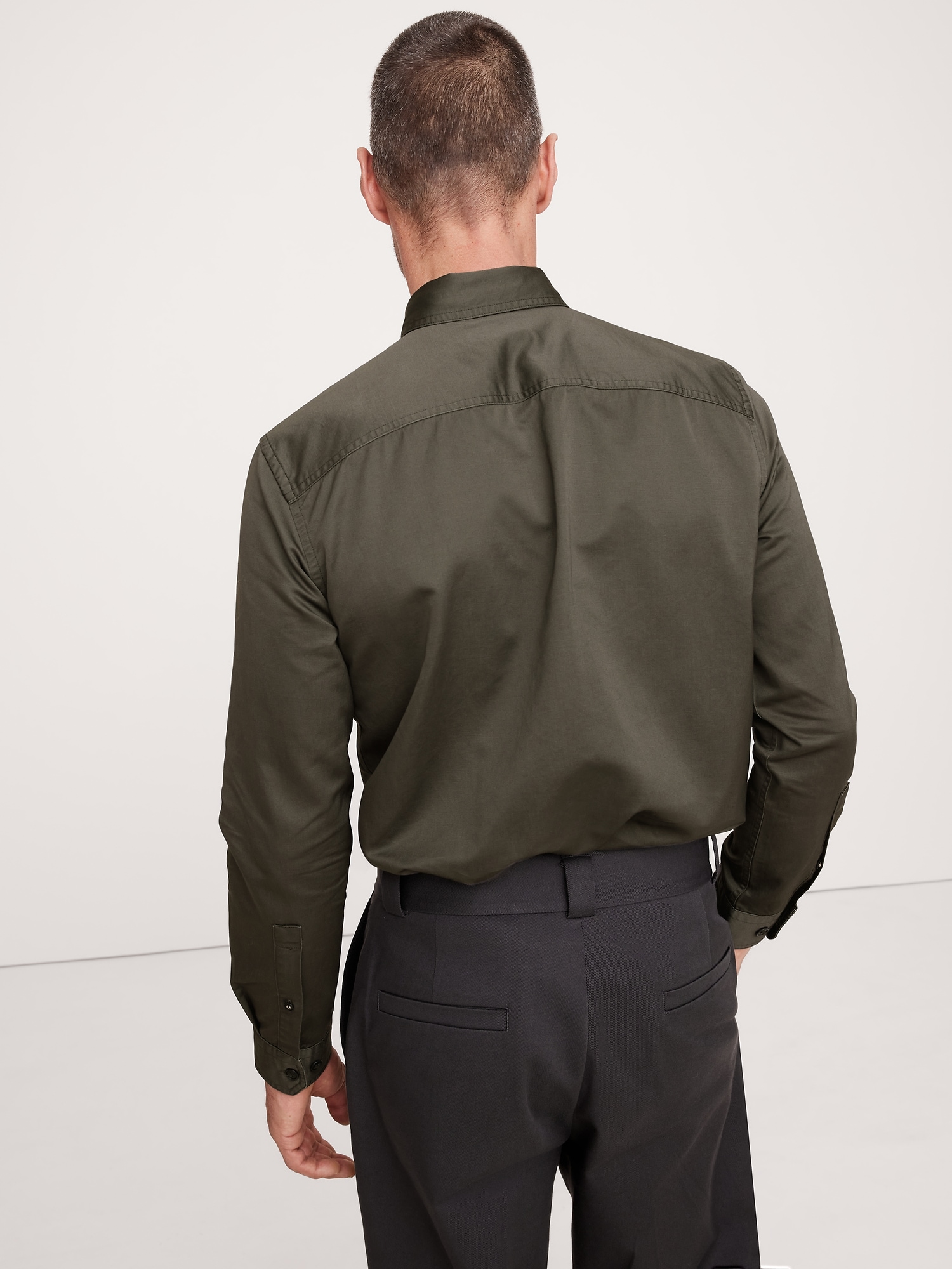 Cotton-Linen Utility Shirt