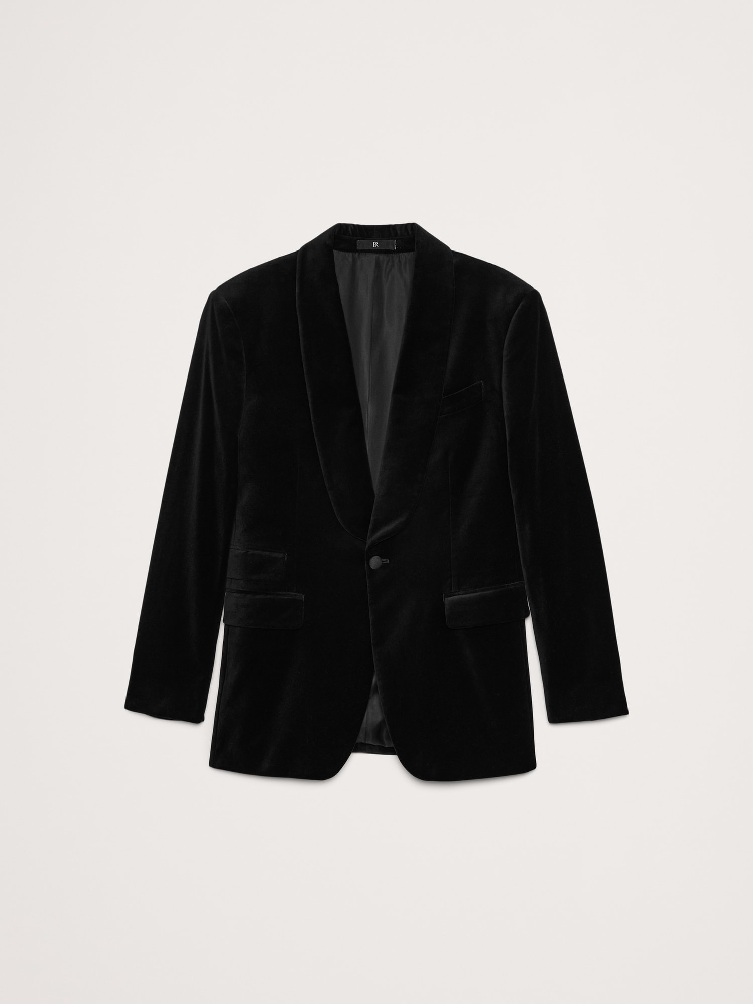 Cotton Velvet Tuxedo Jacket