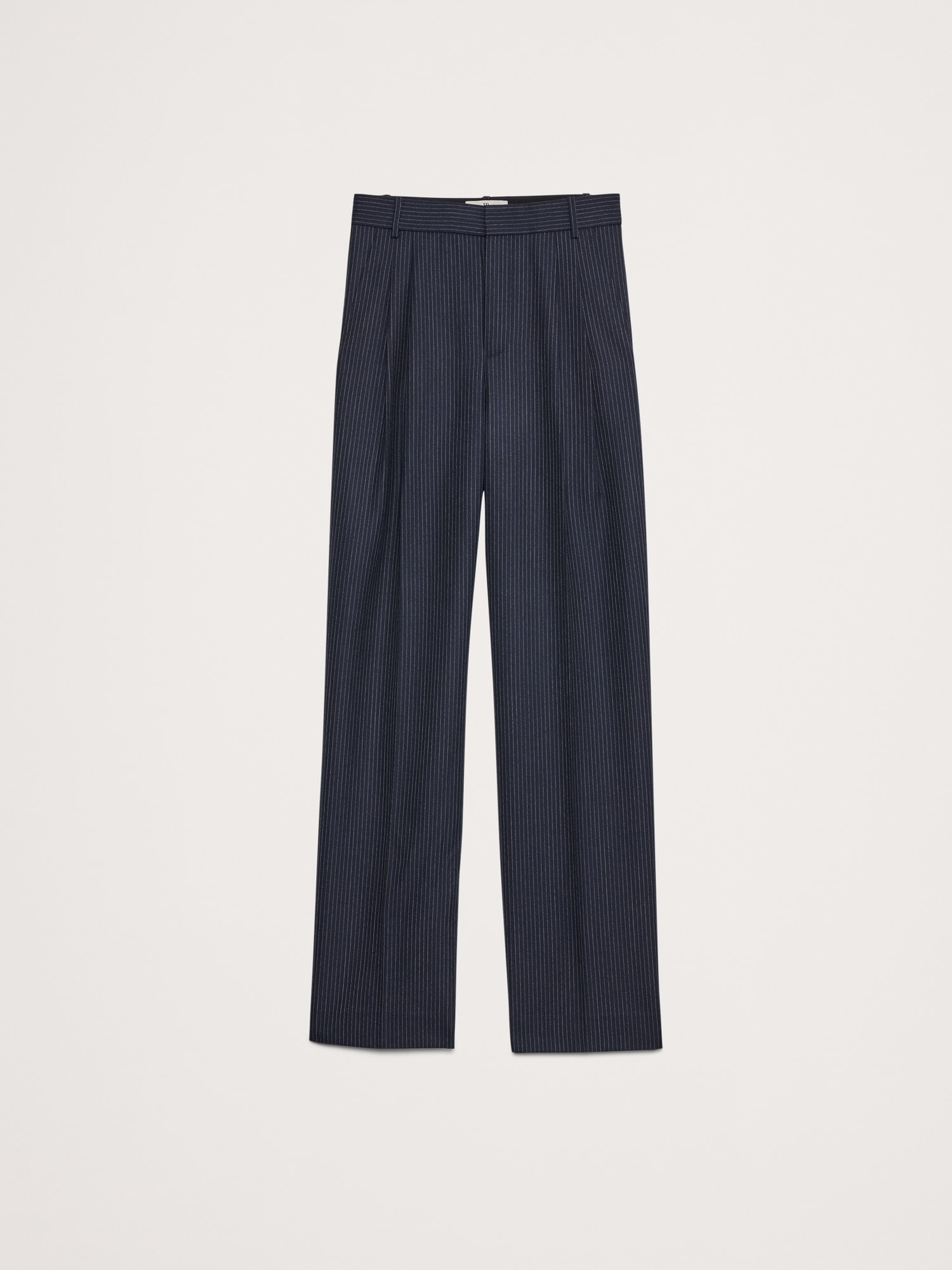 Relaxed Wide-Leg Italian Wool Pant