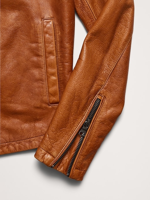 Leather Biker Jacket | Banana Republic