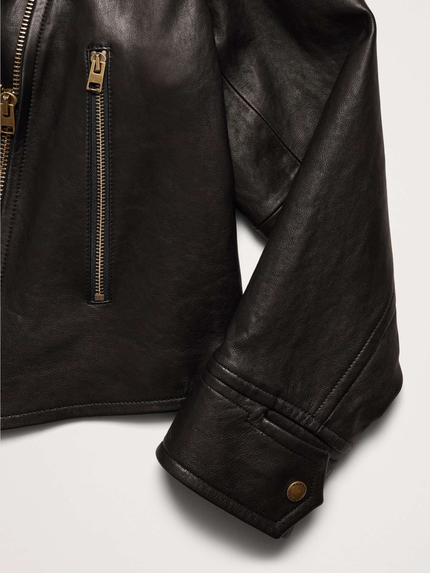 Enola Leather Moto Jacket