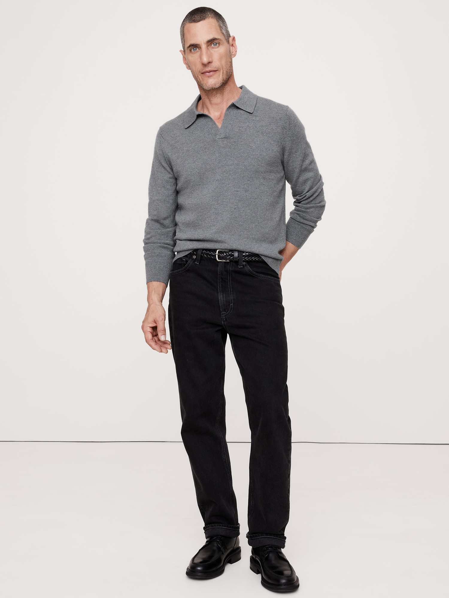 Italian Merino Sweater Polo