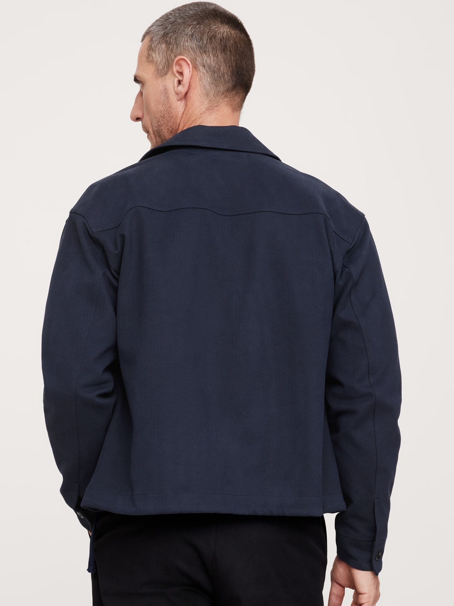 Herringbone Ponte Coach's Jacket