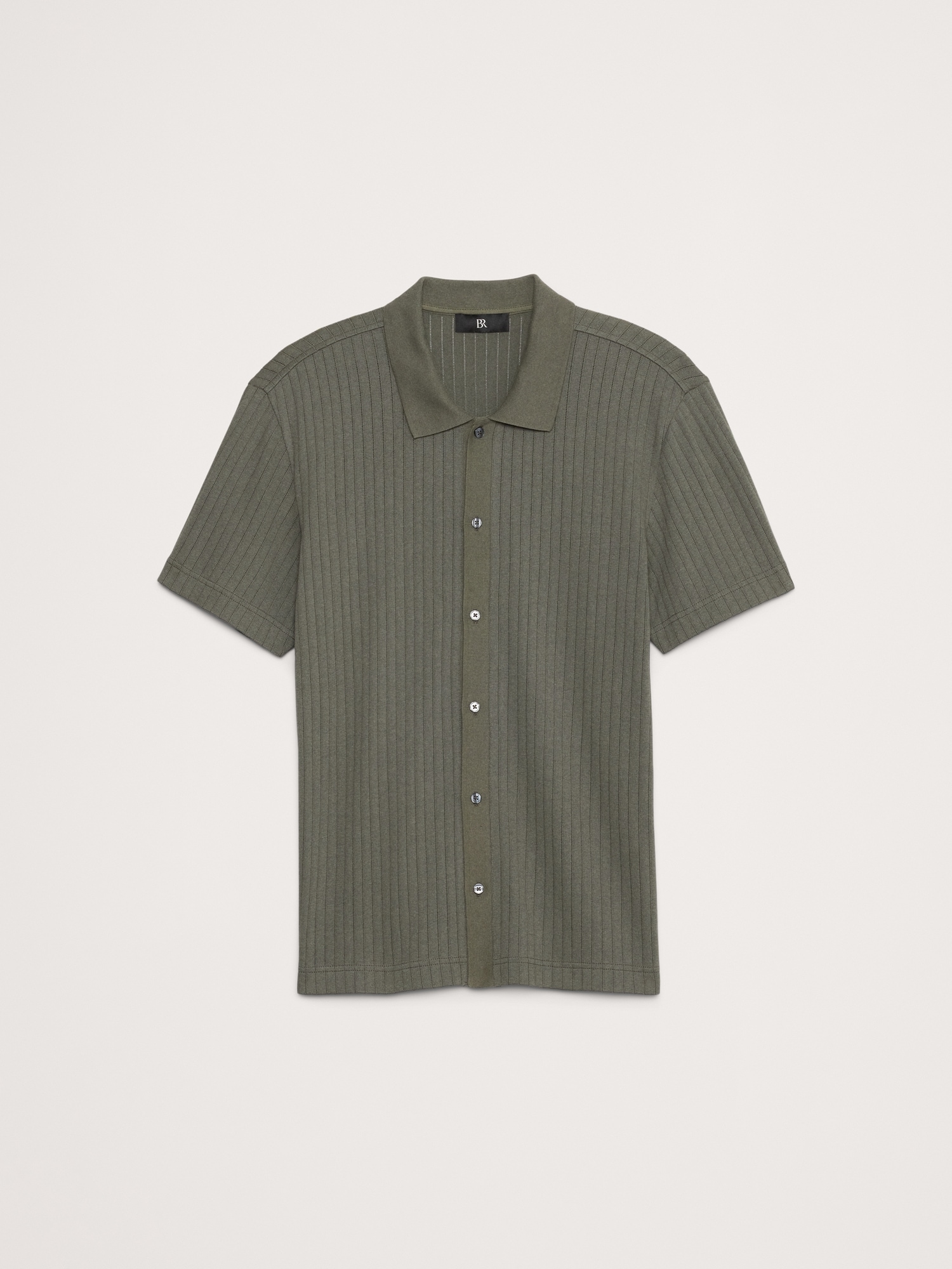 Chemise de vacances en modal et coton côtelé