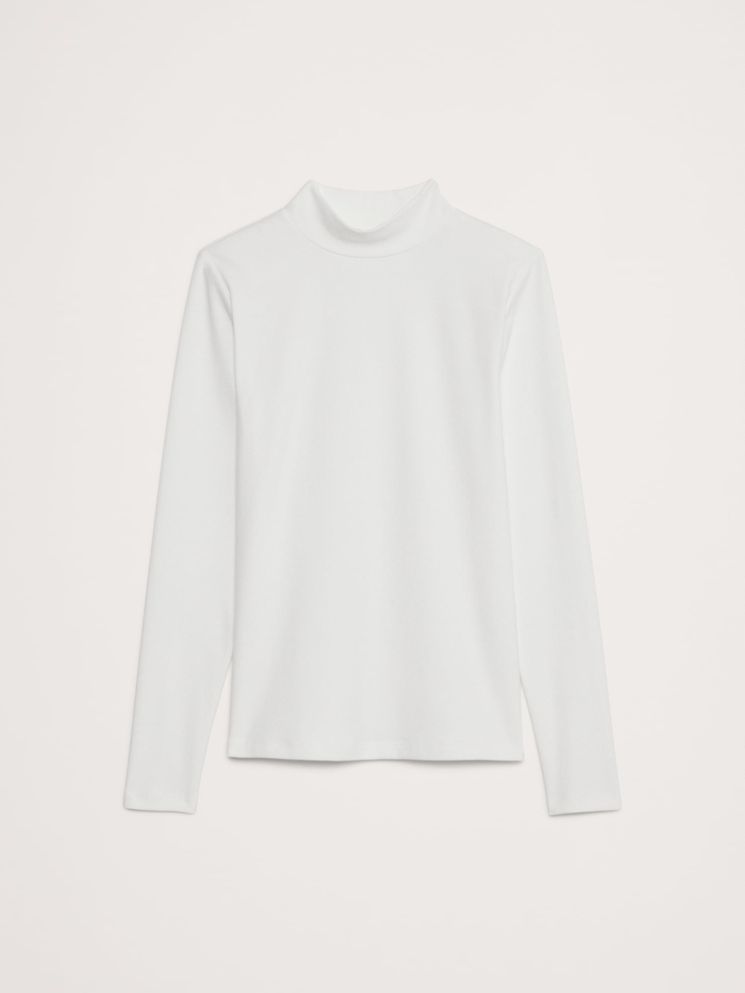 Refined Mock-Neck Top