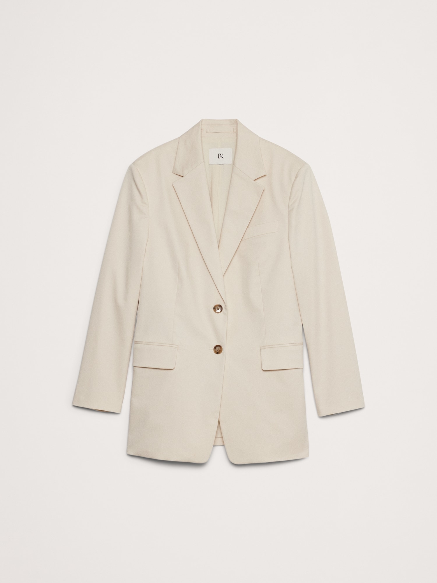 Blazer surdimensionné en coton