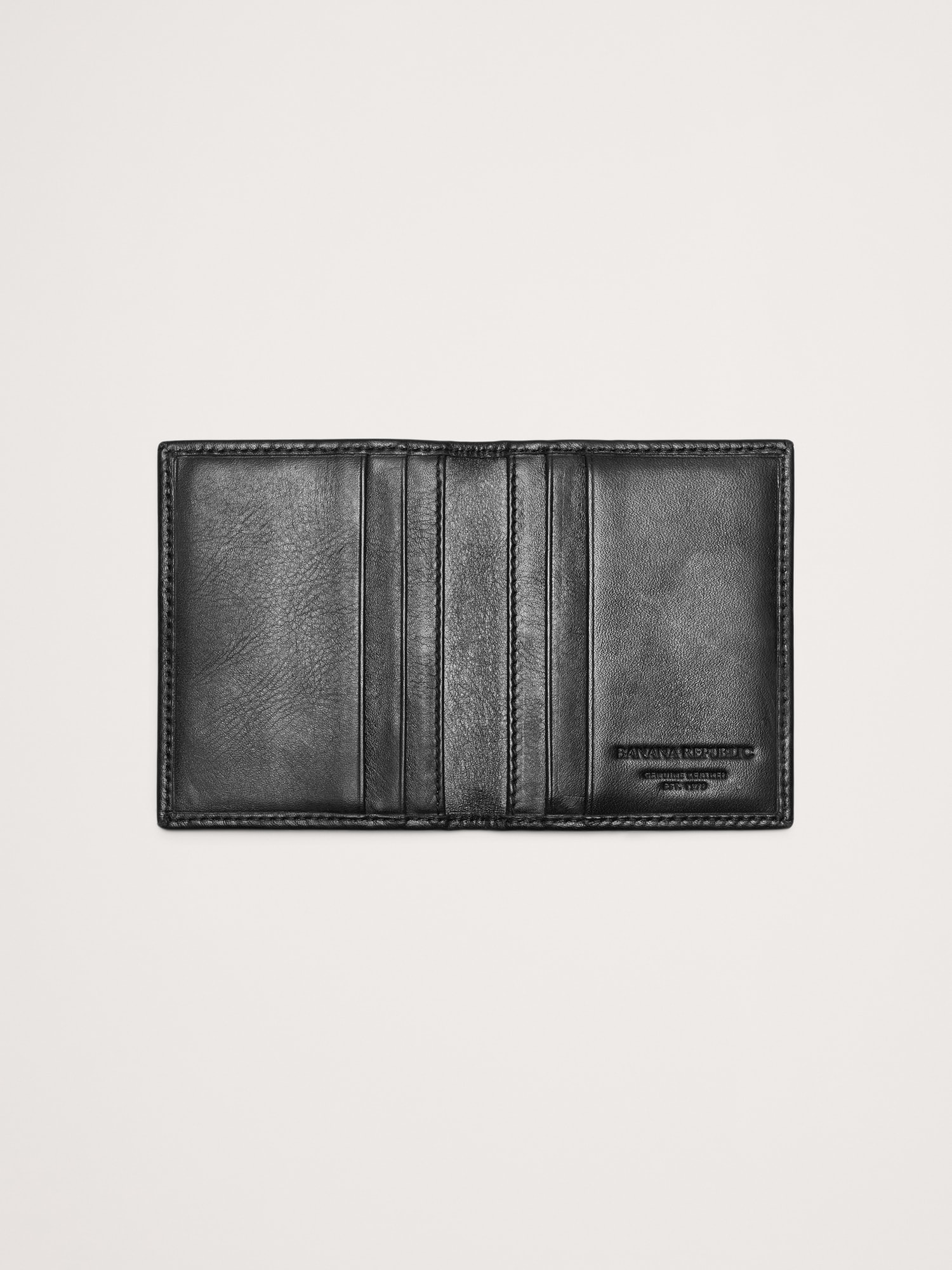 Leather Bi-Fold Card Case