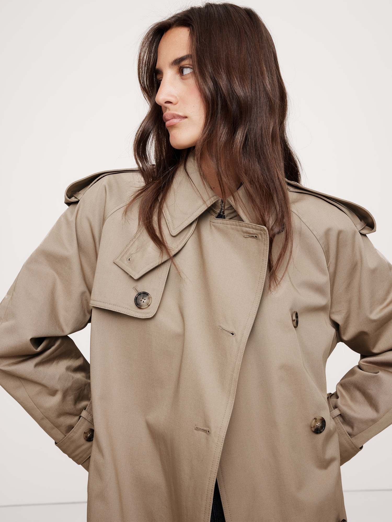 Trench en coton classique