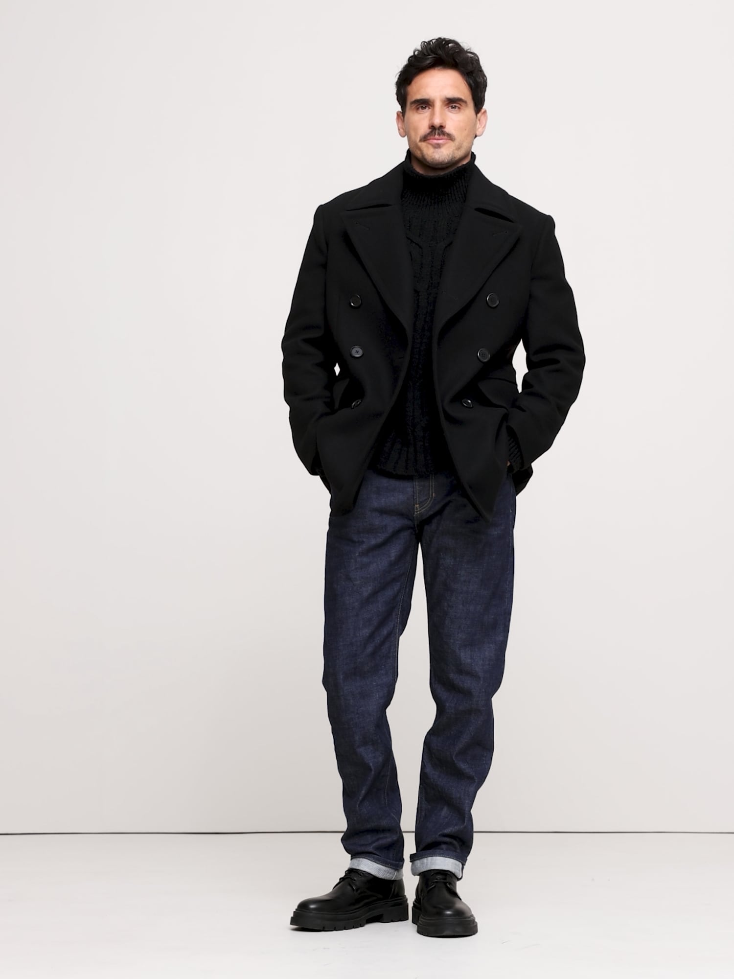 Image number 2 showing, Italian Melton Peacoat