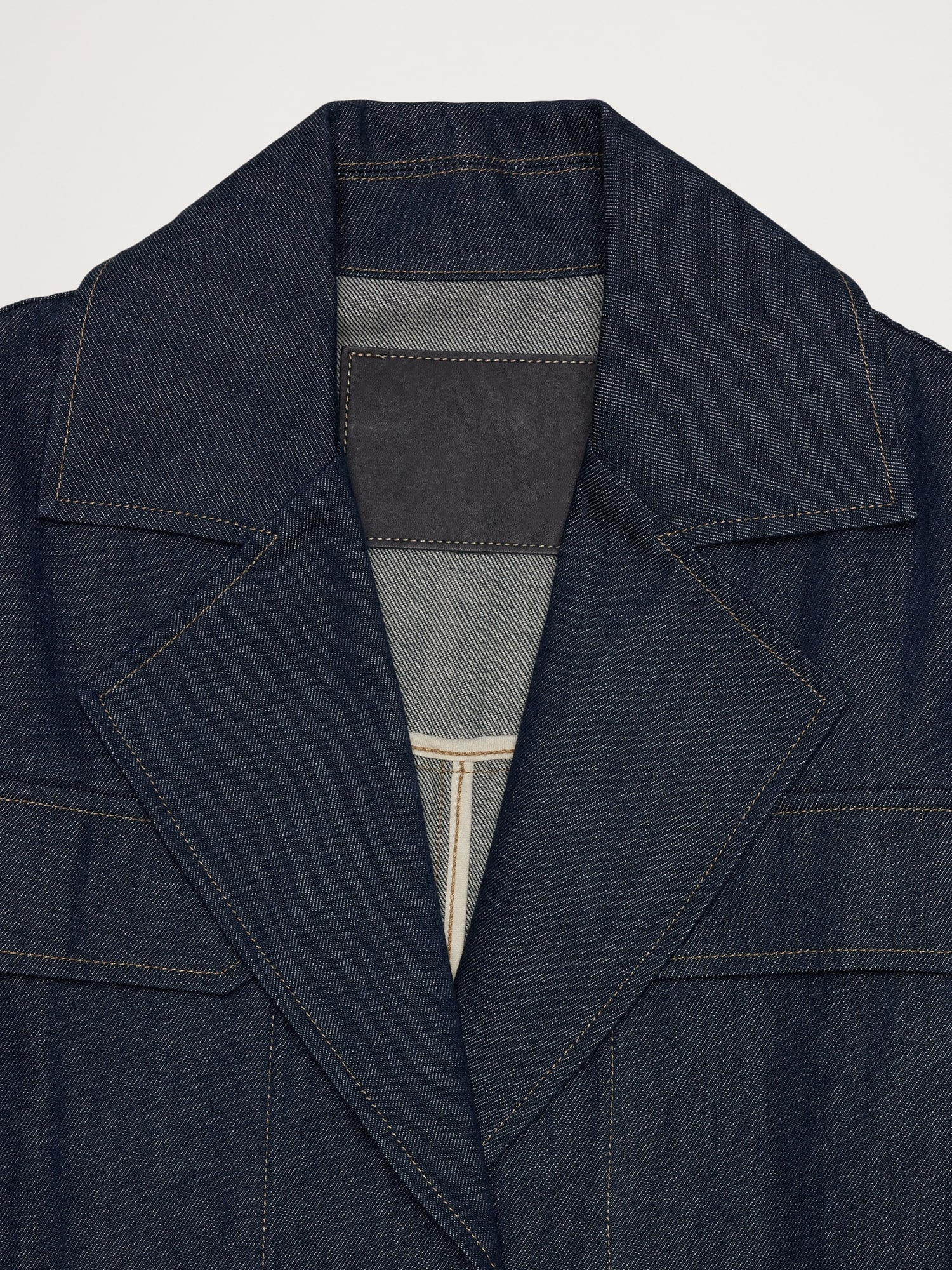 Trench surdimensionné en denim