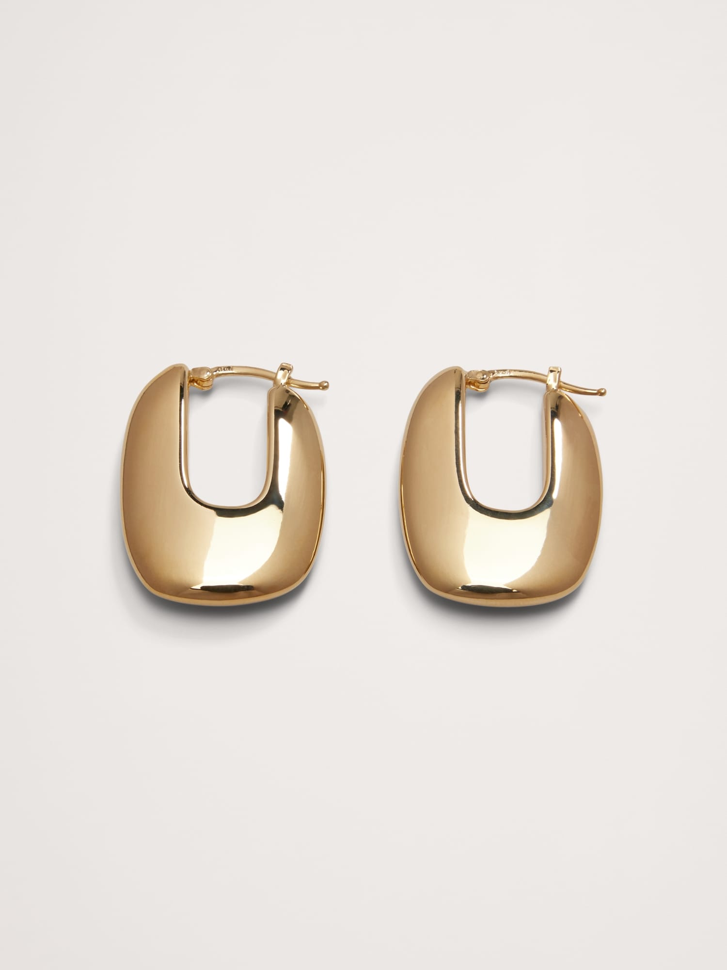 Ravena U-Profile Earrings Aureus + Argent