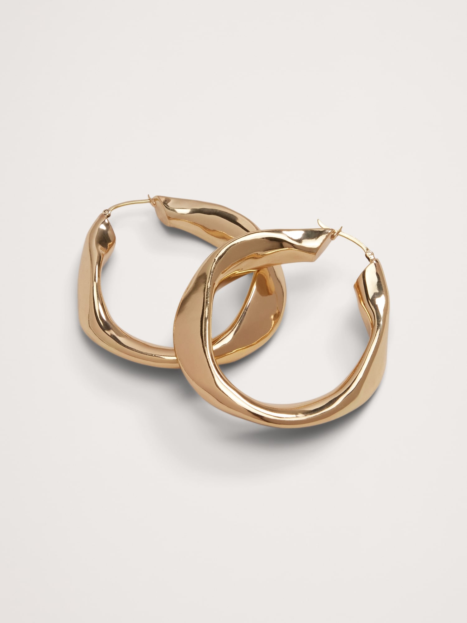 Clio Hoop Earrings Aureus + Argent