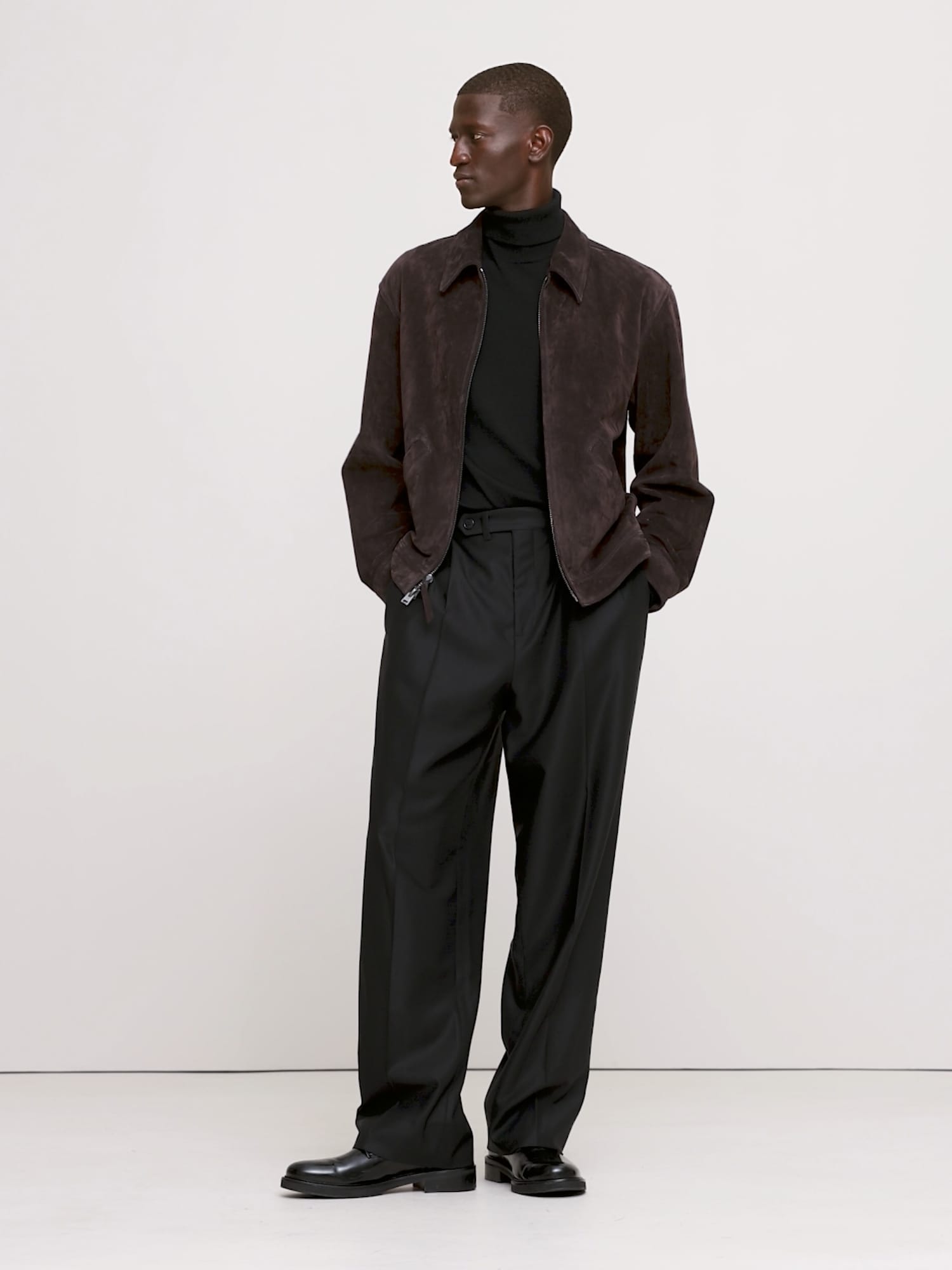 Image number 2 showing, Signature Italian Hopsack Wide-Leg Pant